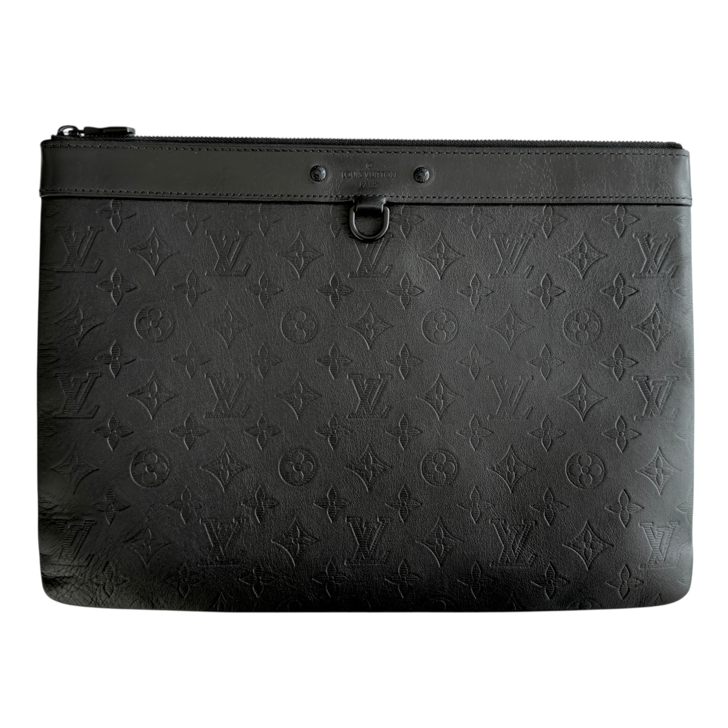 LOUIS VUITTON Shadow Discovery 老花壓紋 手包