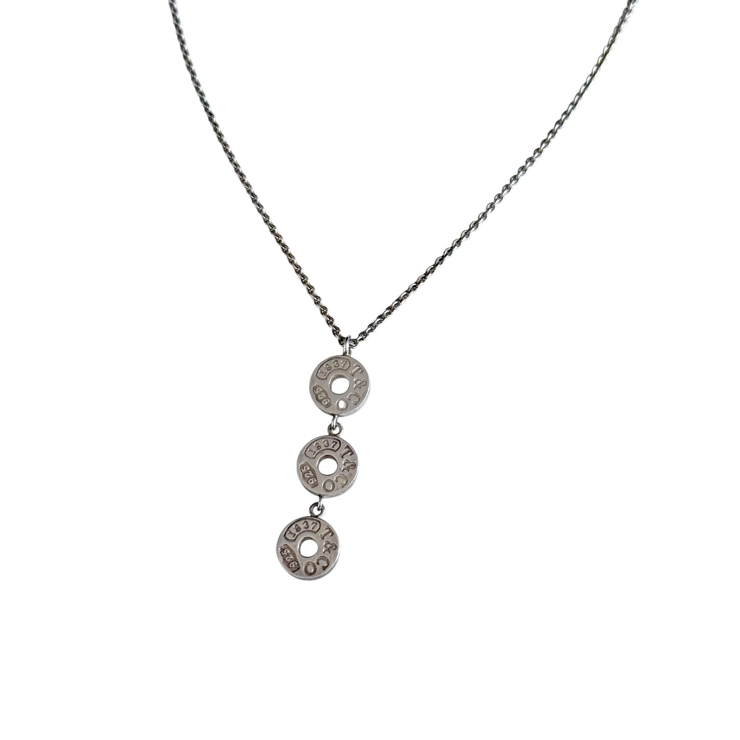 TIFFANY & CO. 1837 純銀 頸鏈