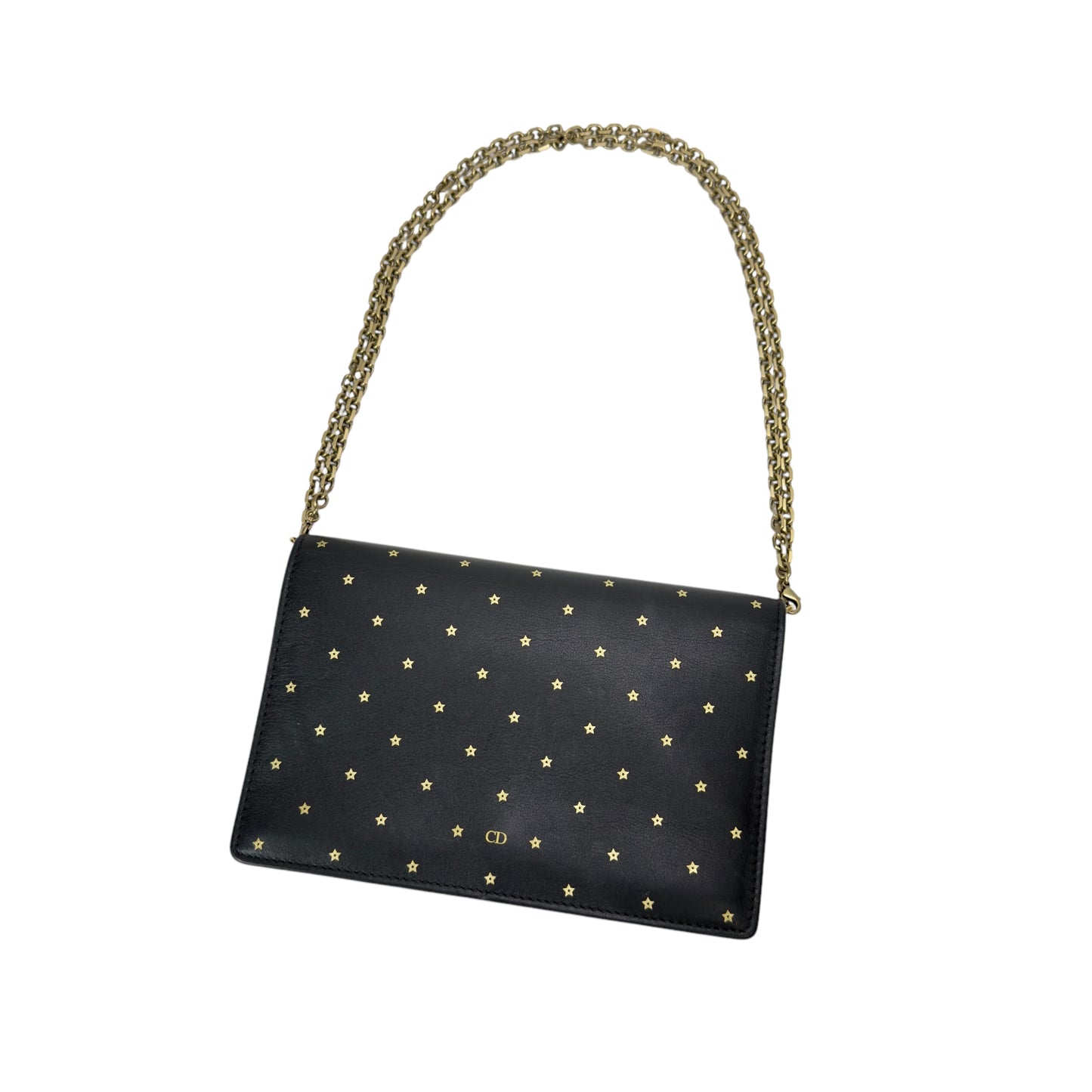 DIOR 幸運五角星 鏈條銀包