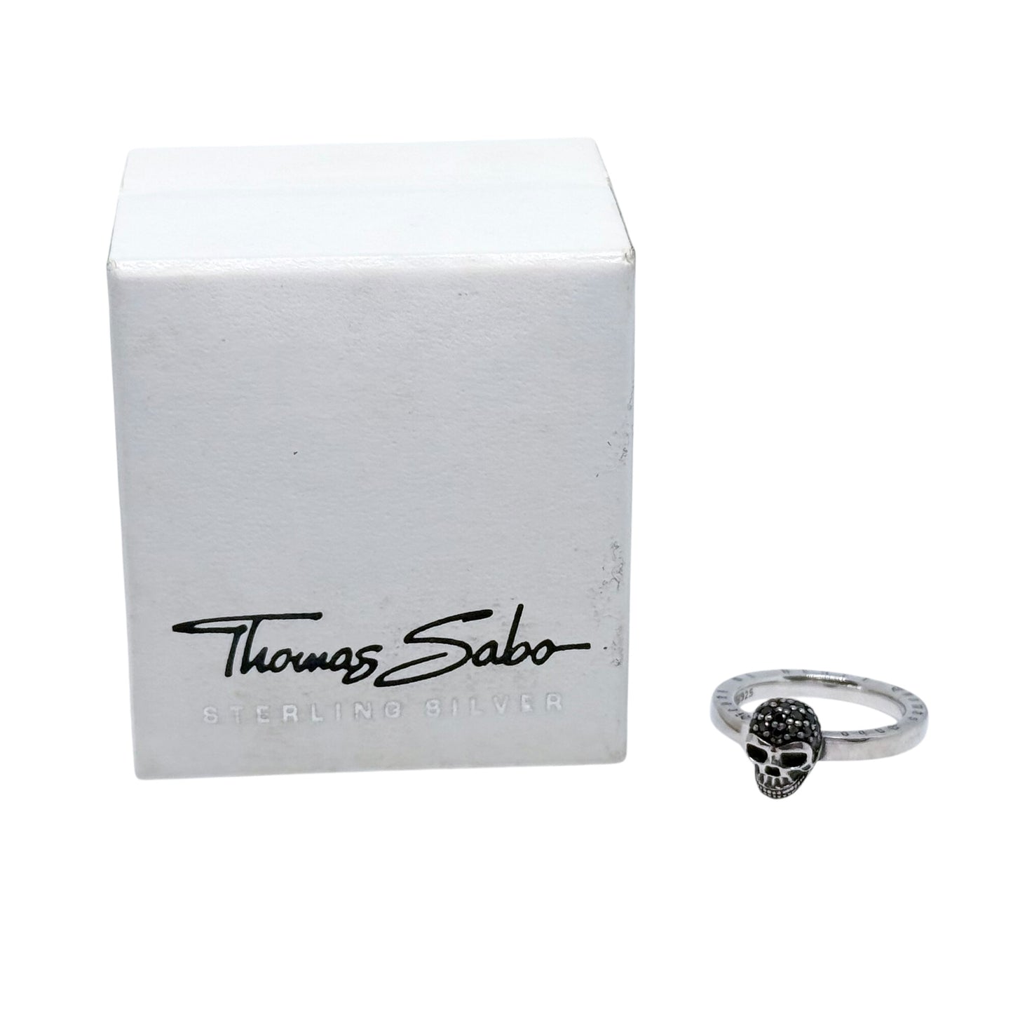 THOMAS SABO 黑水鑽 純銀 戒指