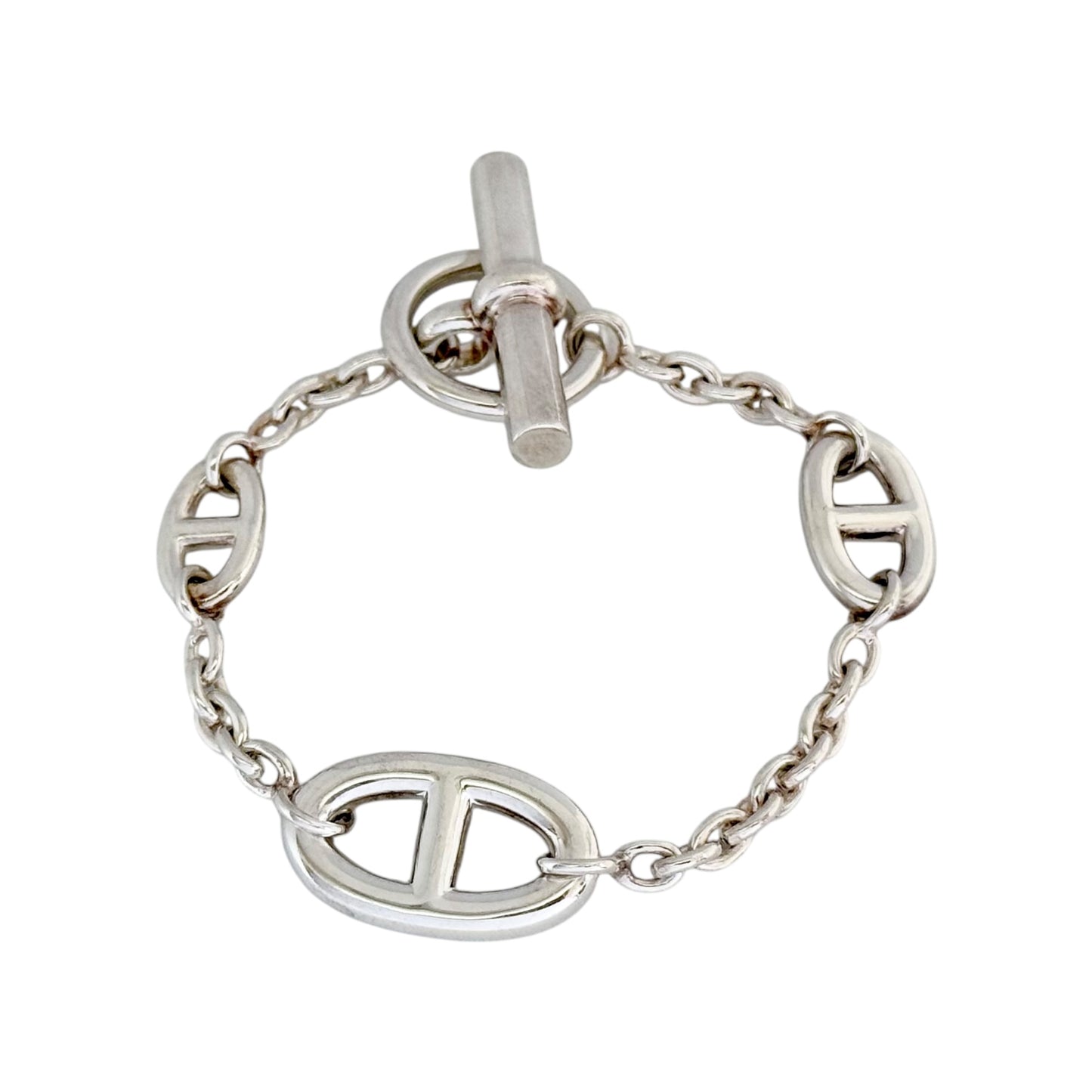 HERMES Farandole 豬鼻子🐽 純銀 手鏈