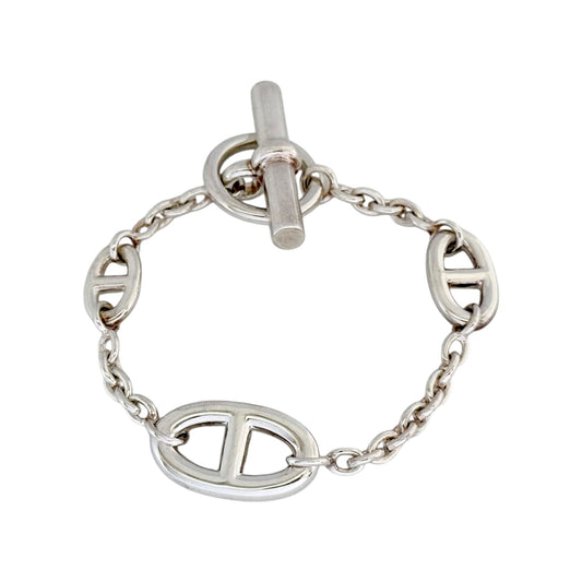 HERMES Farandole 豬鼻子🐽 純銀 手鏈