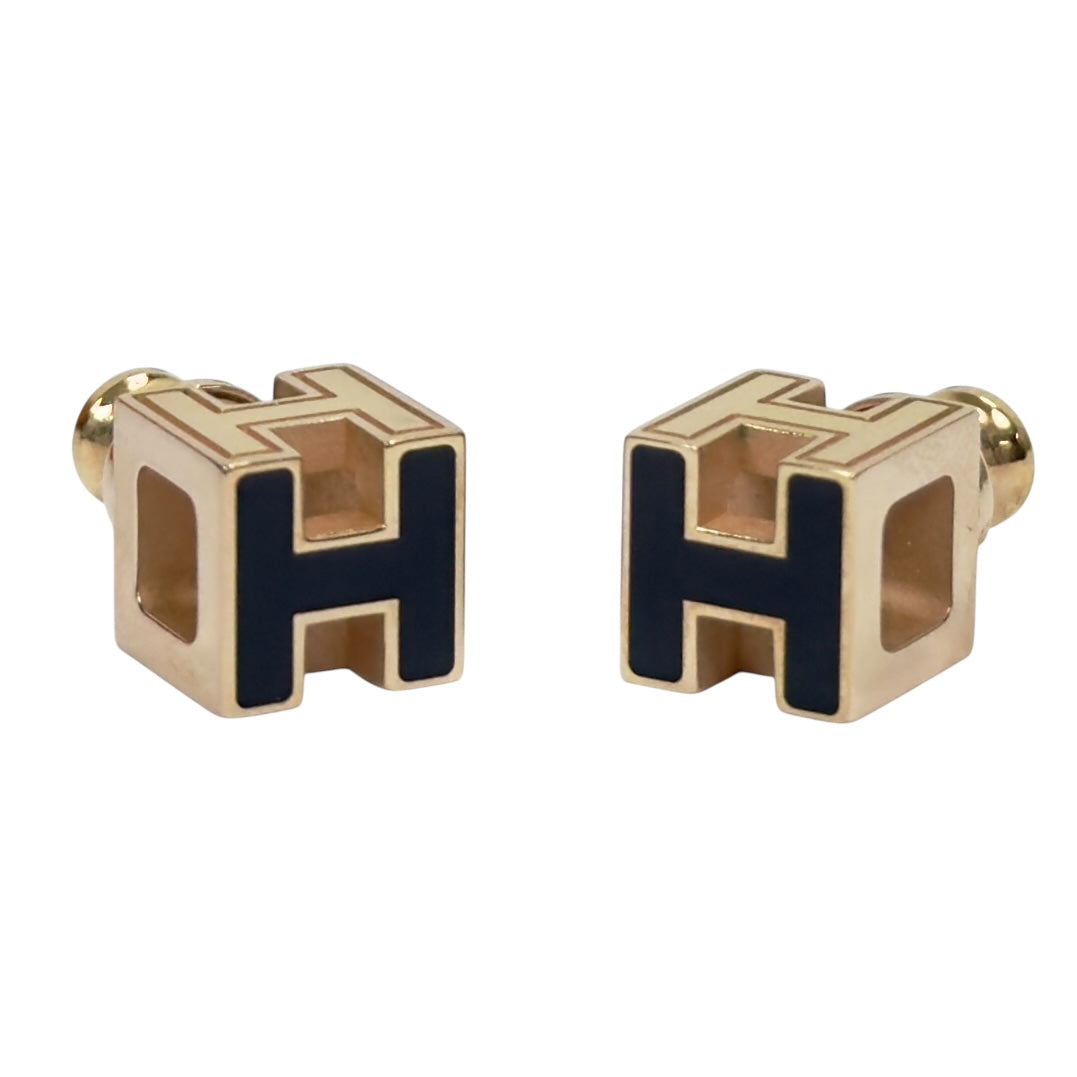 HERMES Cage d'H 耳環