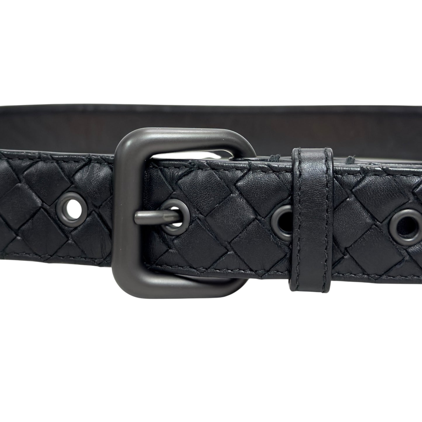 BOTTEGA VENETA 織皮 皮帶 30mm