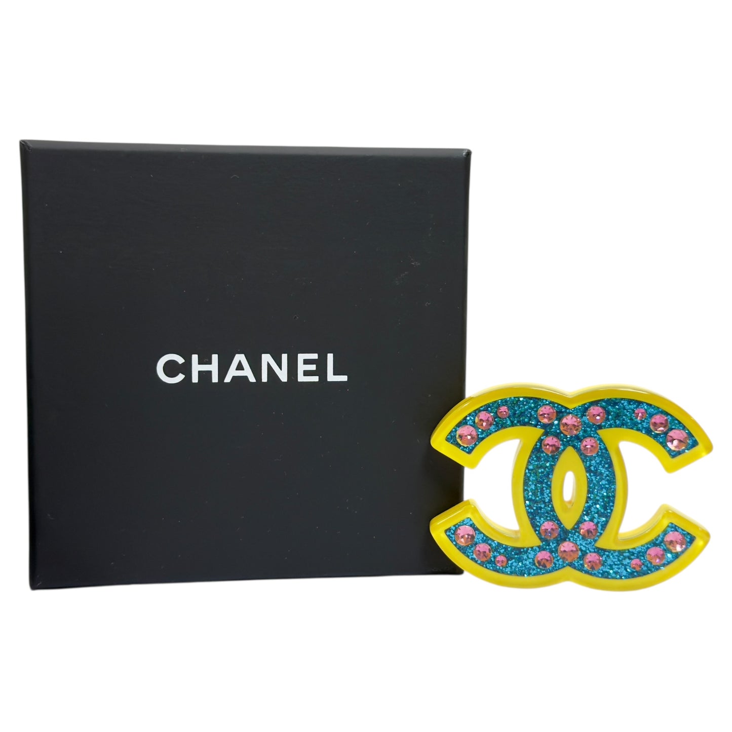 CHANEL CC 閃爍 胸針