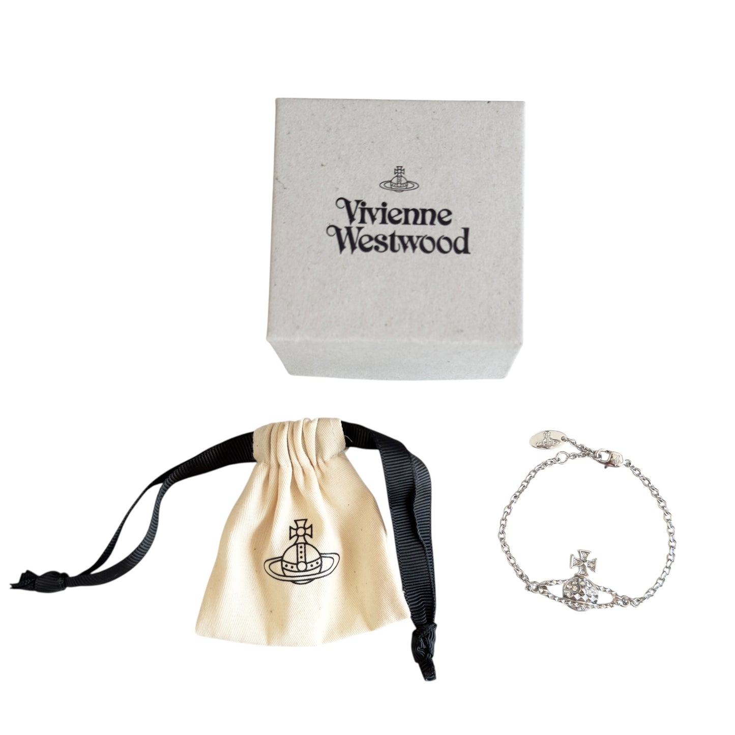 VIVIENNE WESTWOOD 水鑽 手鏈