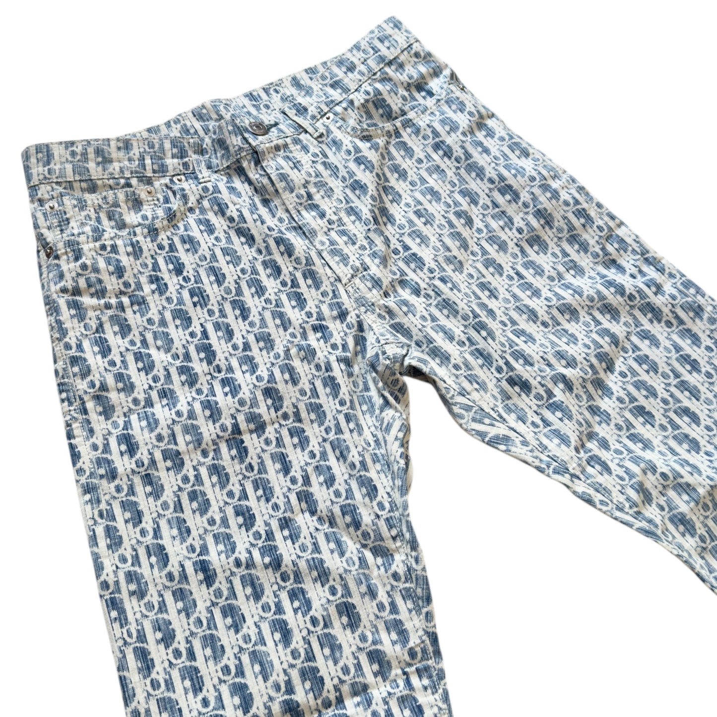 DIOR Oblique 老花 牛仔褲