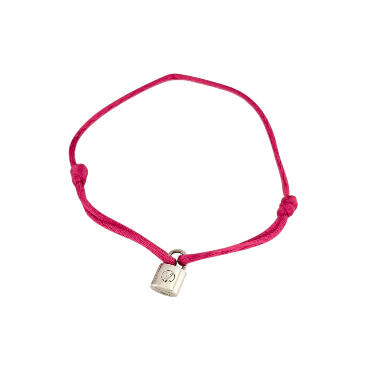 LOUIS VUITTON Lockit 純銀鎖頭 手繩
