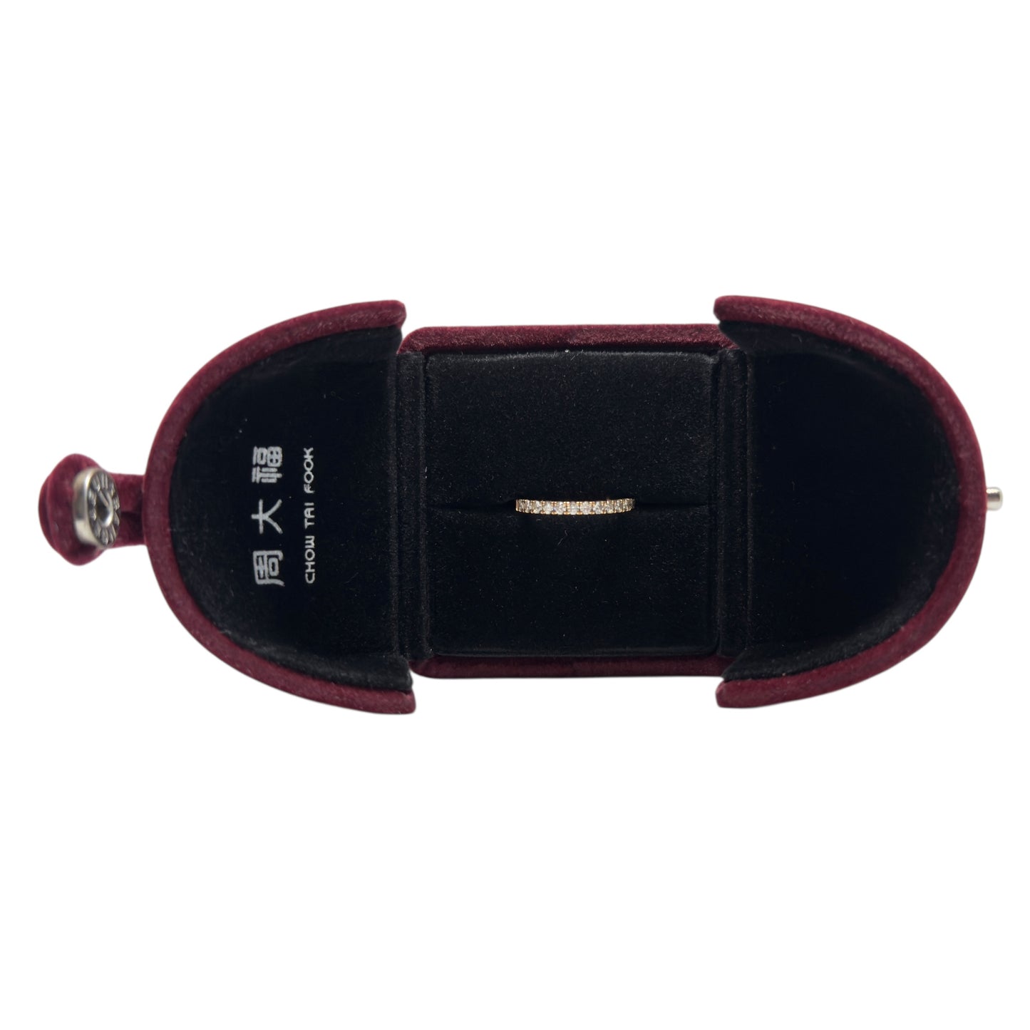 周大福 18K金 32.6分 鑽石💎 戒指