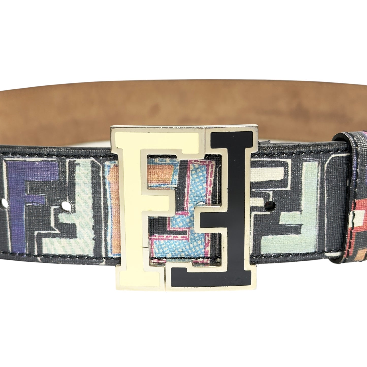 FENDI FF 黑彩 腰帶 43mm