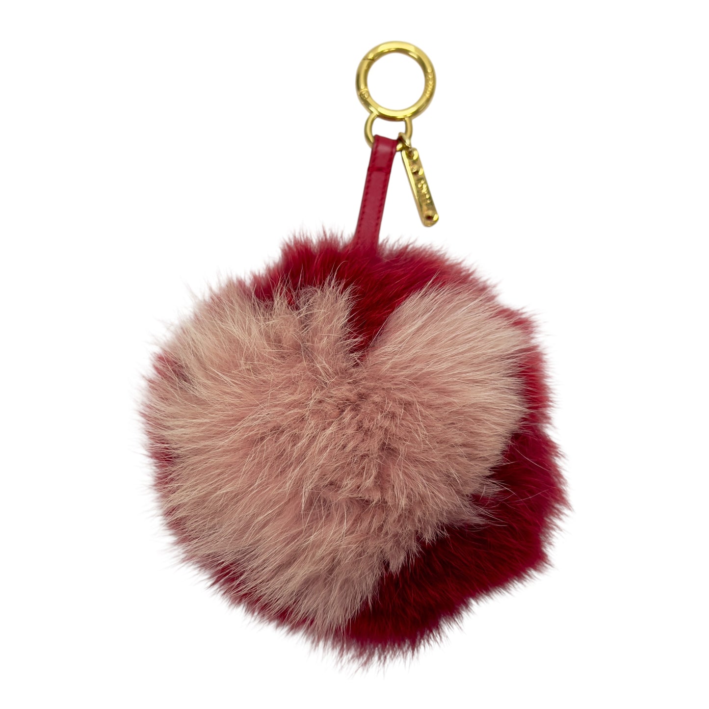FENDI 愛心💗 毛毛球 掛飾