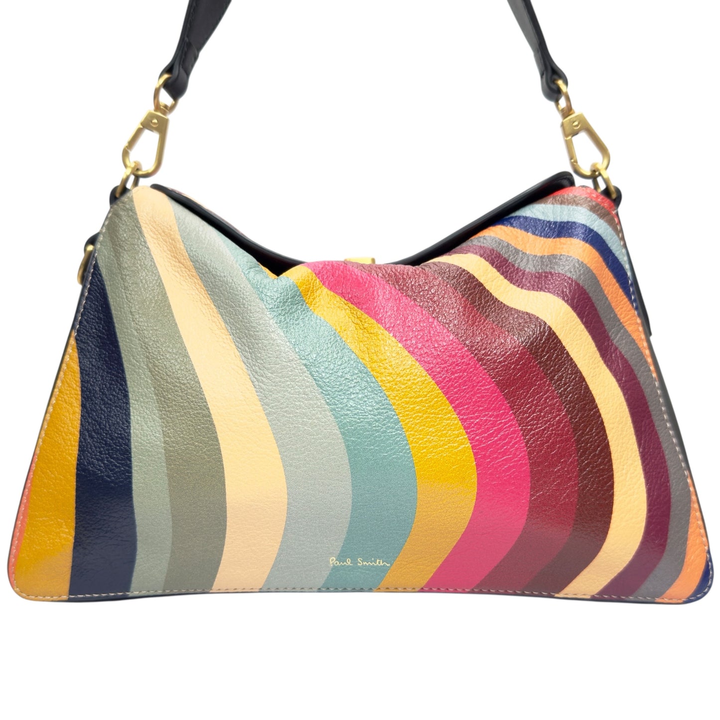 PAUL SMITH 經典彩色條紋 肩背包