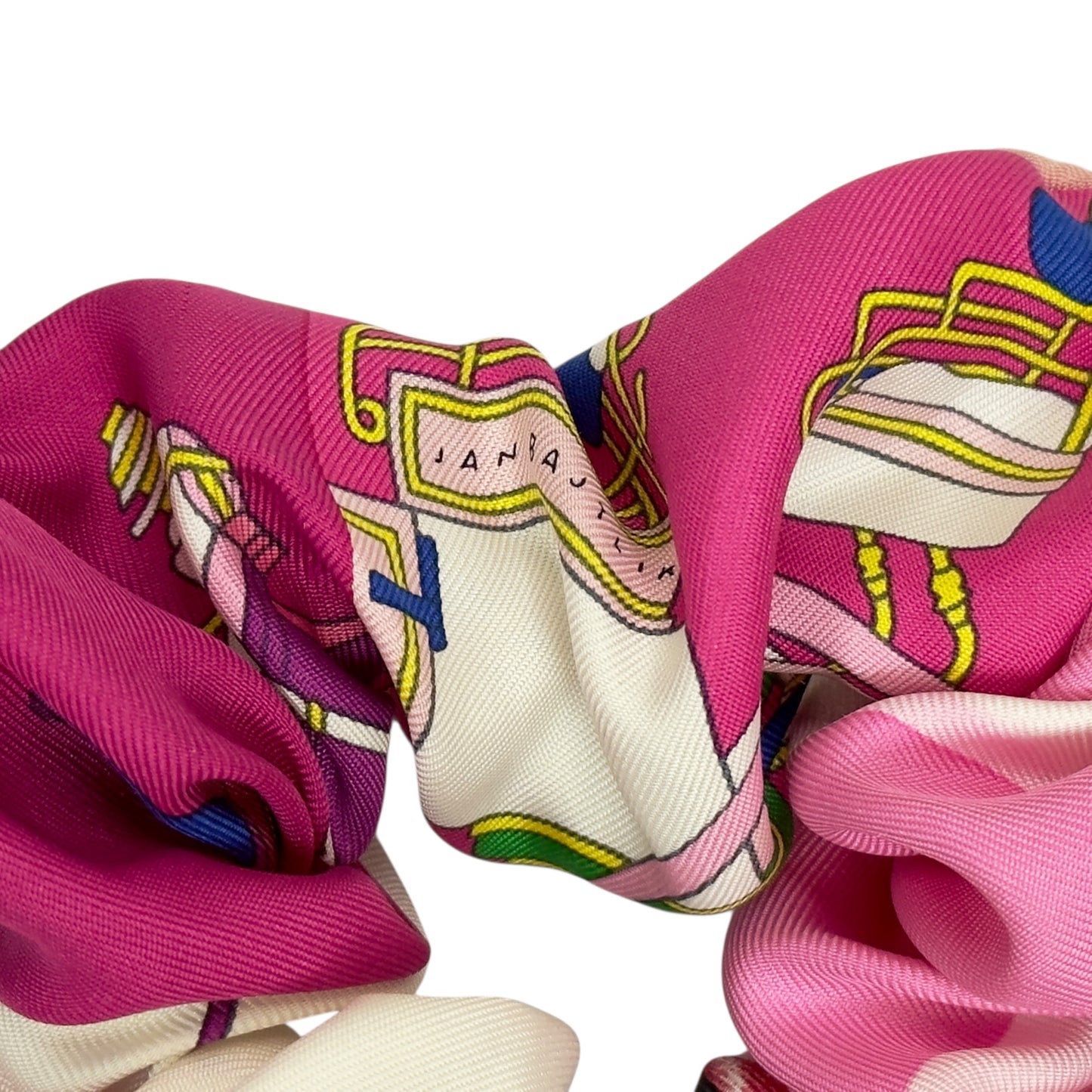 HERMES 絲質 彈性 髮圈