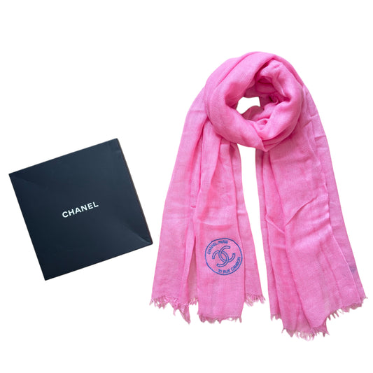 CHANEL CC 羊絨 圍巾