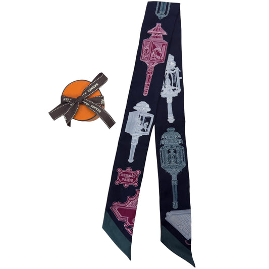 Hermes Merveilleuses Lanternes Twilly 幼絲巾