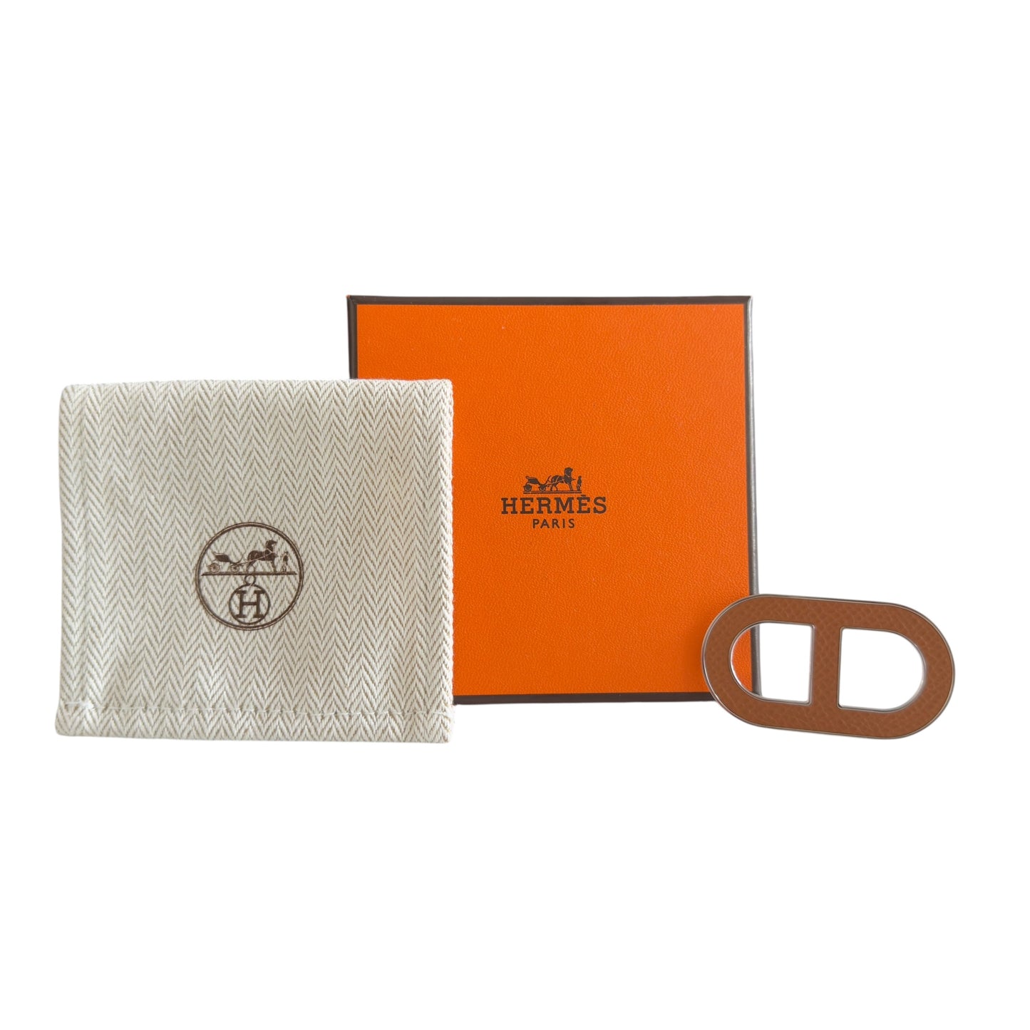 HERMES Chaine d'Ancre 豬鼻子🐽 胸針