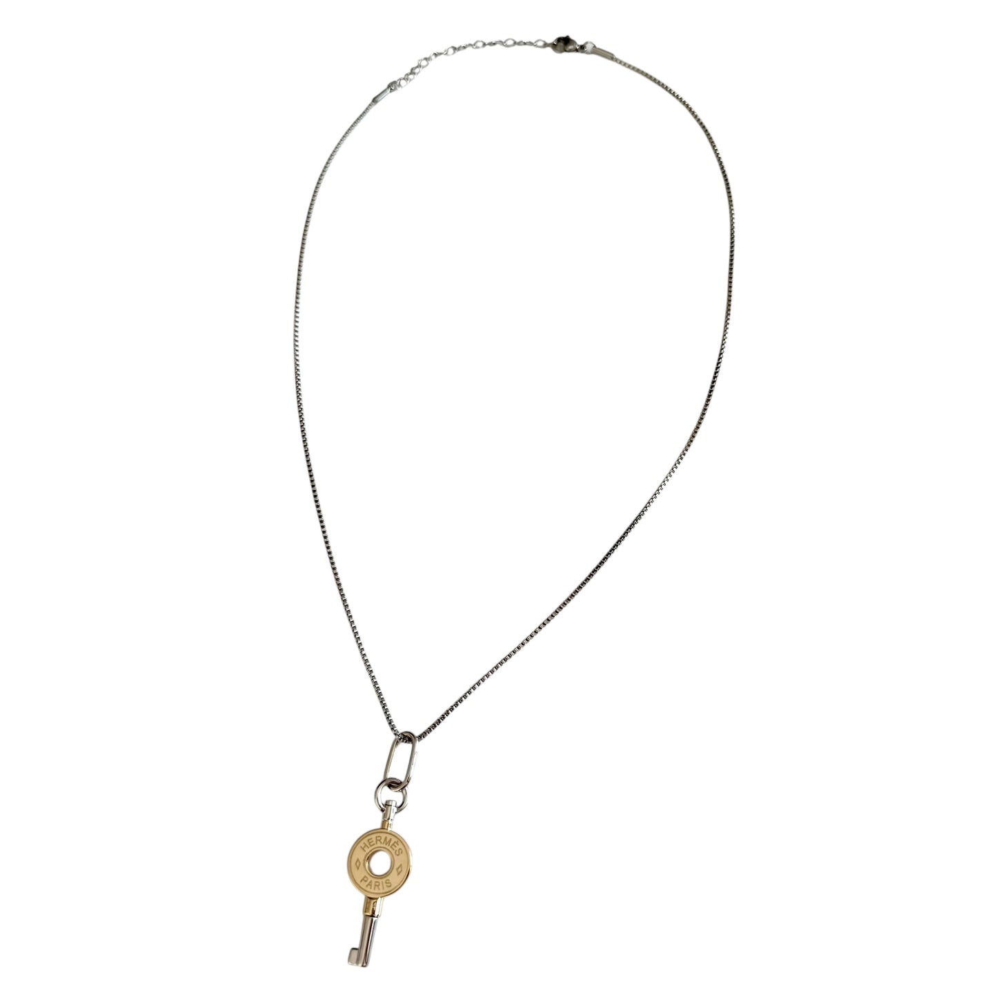 HERMES *送無品牌頸鏈* Curiosite Key Charm 鎖匙 吊咀