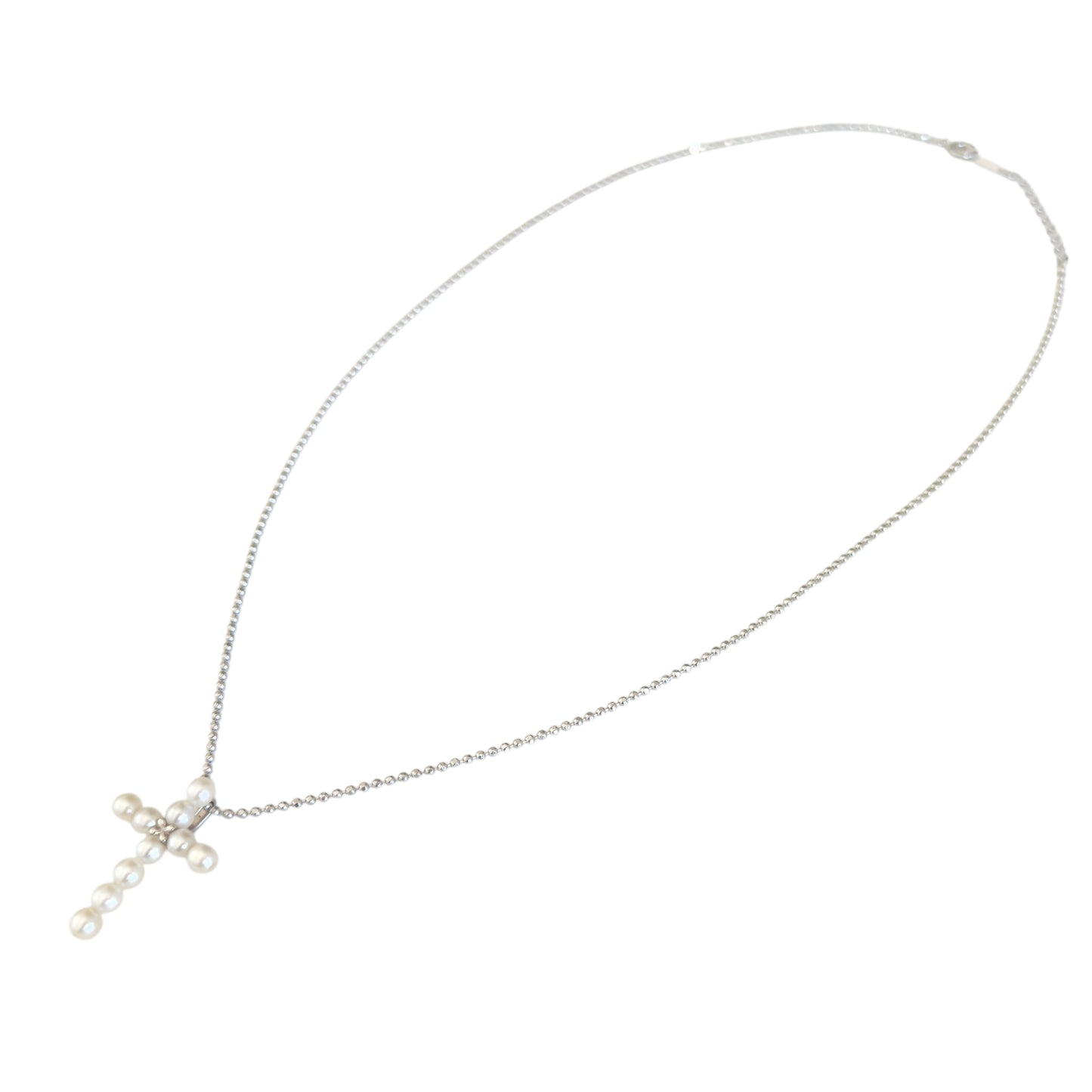 TASAKI 4mm 珍珠 十字架 頸鏈