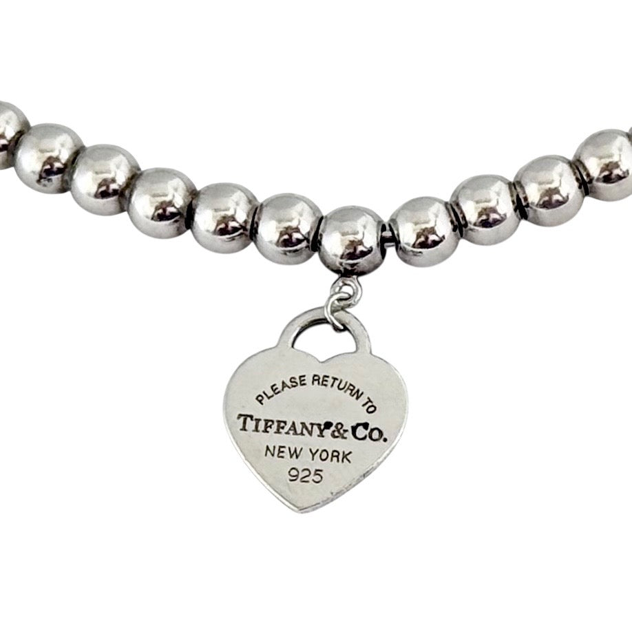 TIFFANY & CO. Return To Tiffany 純銀 愛心 手鏈