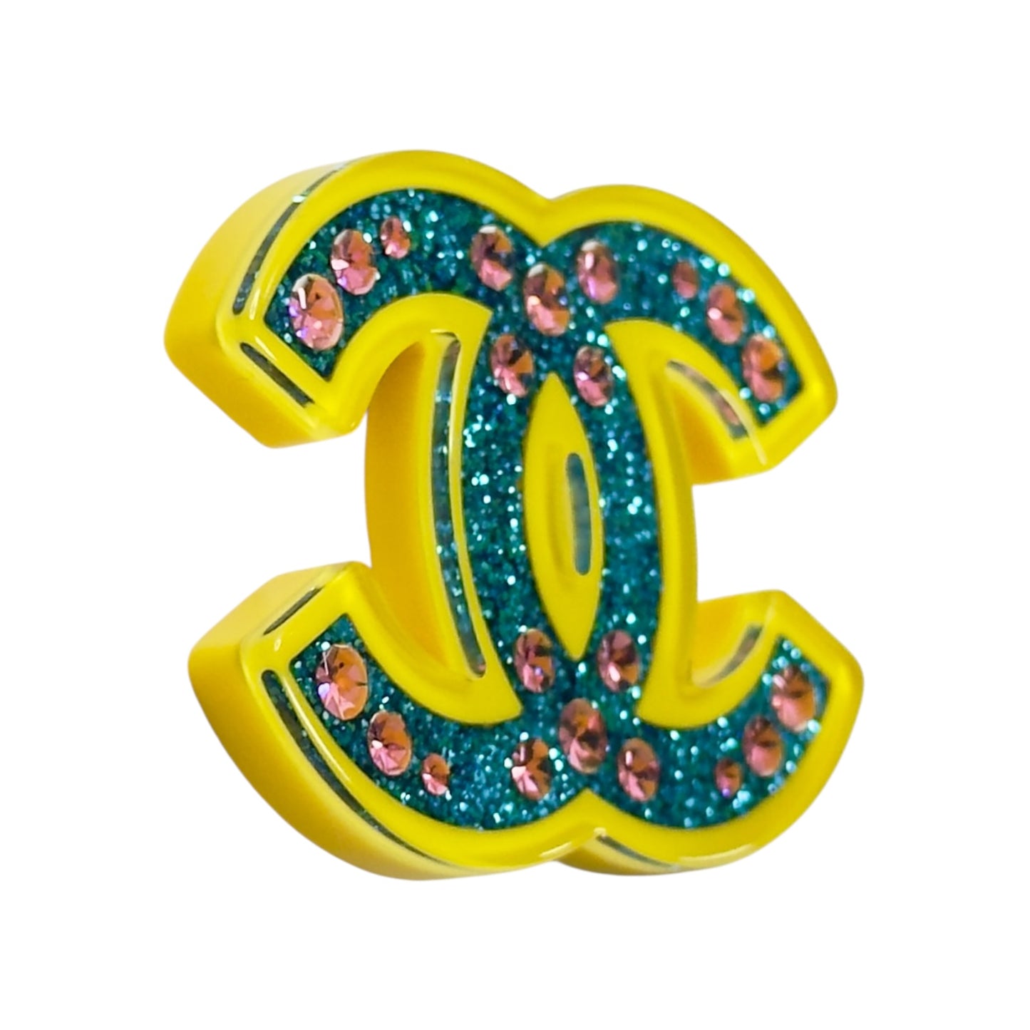 CHANEL CC 閃爍 胸針