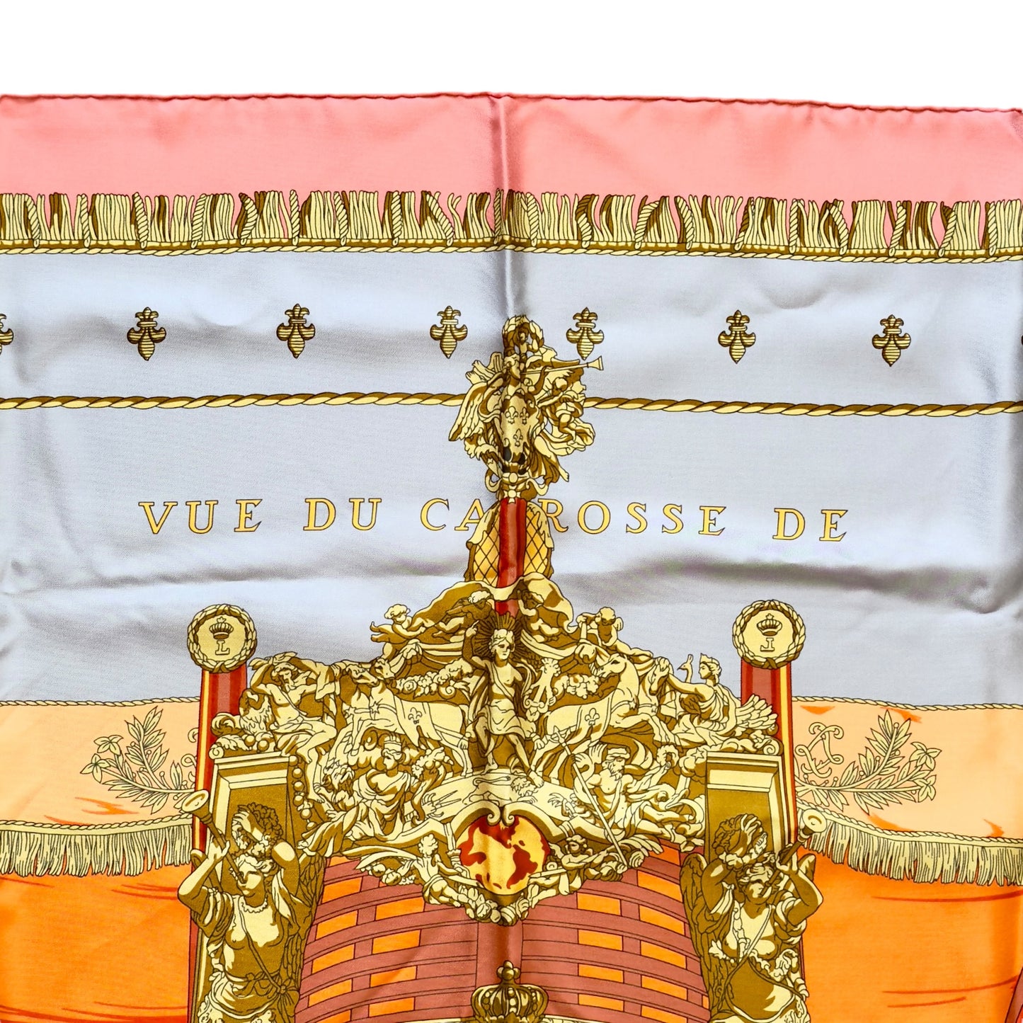 HERMES Vue Du Carrosse De La Galère La Réale 絲巾