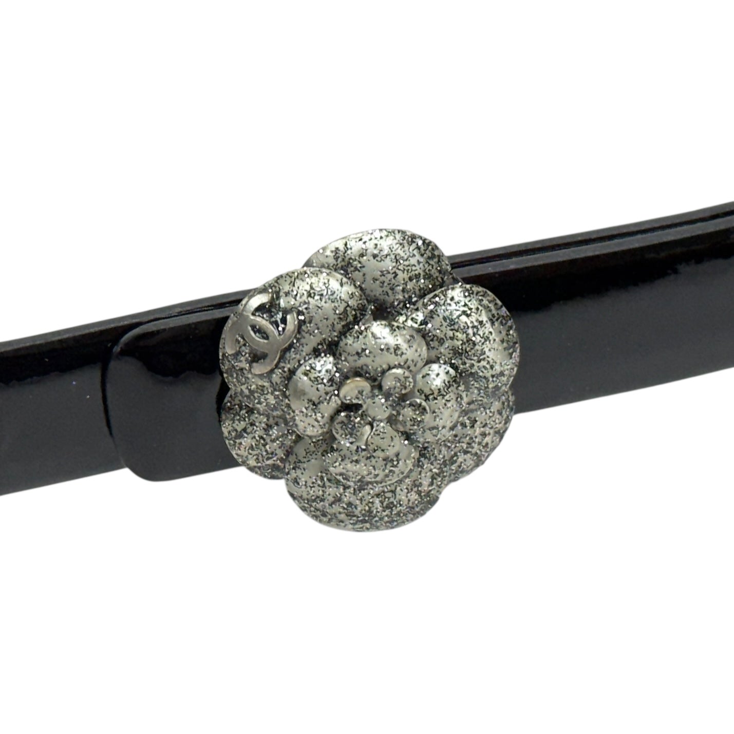 CHANEL CC 山茶花 皮帶 15mm