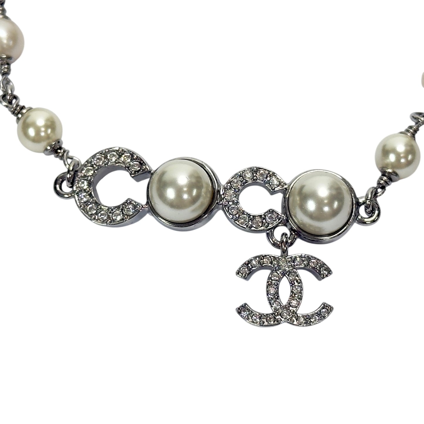 CHANEL 珠珠 水鑽 手鏈