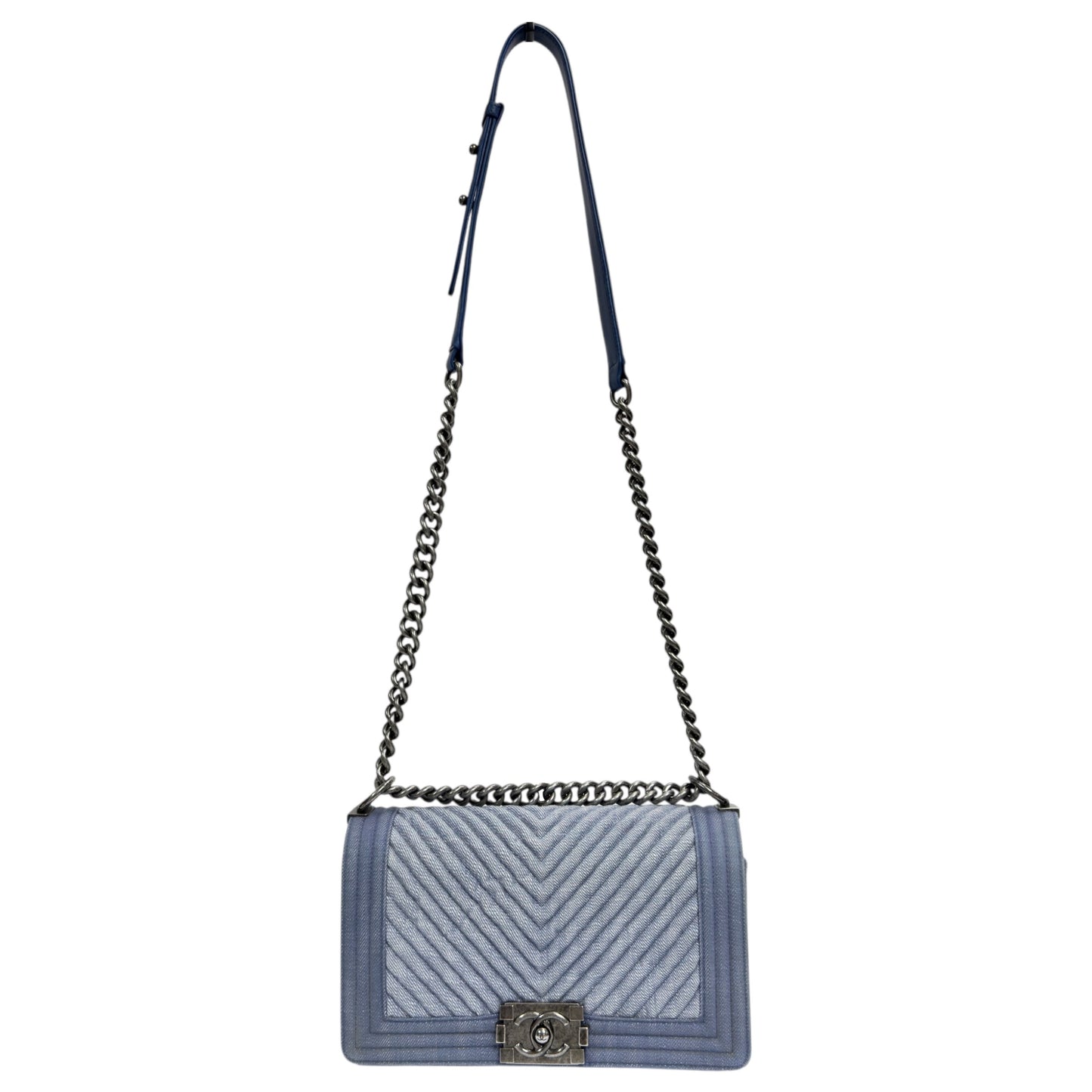 CHANEL Boy 洗水牛仔布 手袋