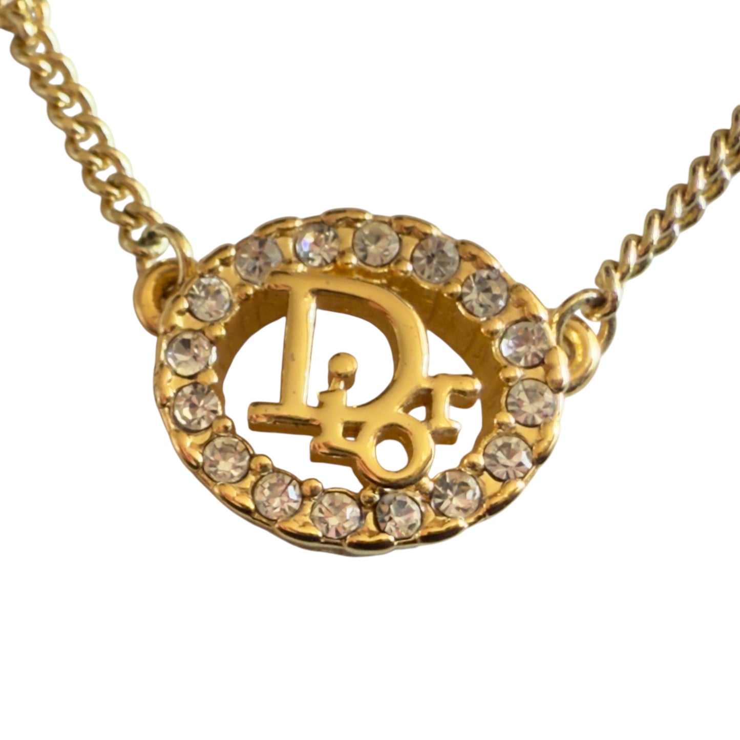 DIOR Oblique 水鑽 頸鏈