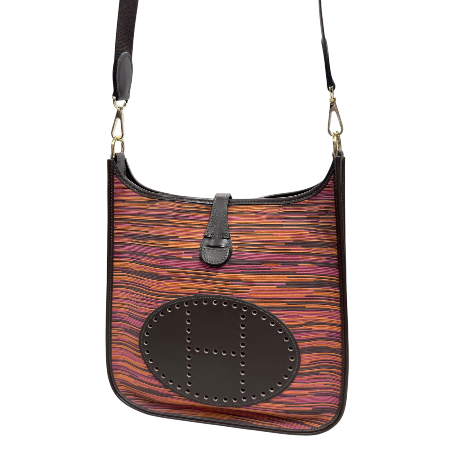 HERMES Evelyne 29 *極罕* 羊切皮 斜揹袋 框H刻