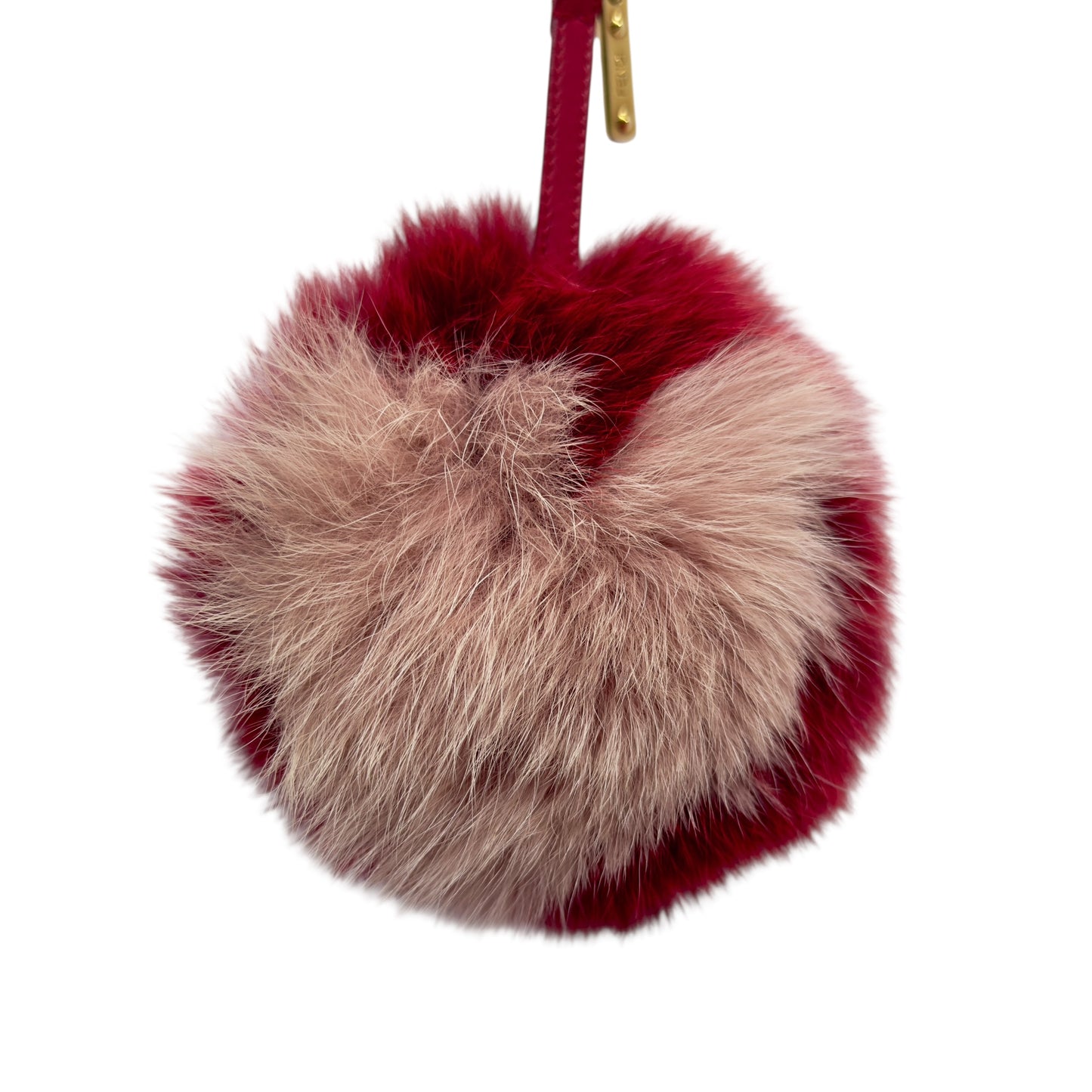 FENDI 愛心💗 毛毛球 掛飾