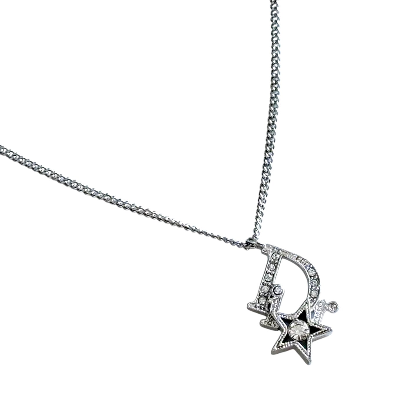 DIOR Oblique 星星⭐️ 水鑽 頸鏈