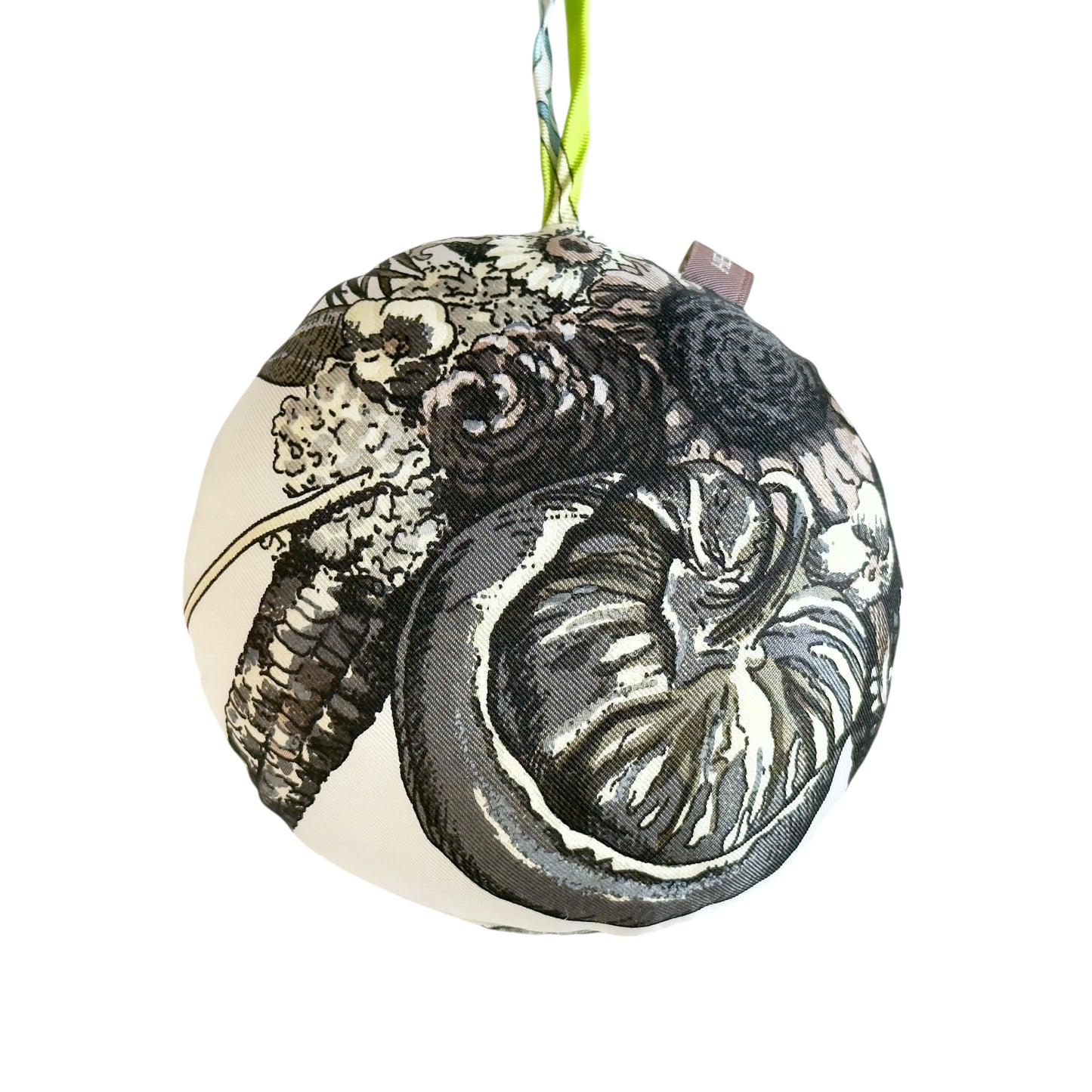 HERMES petit H 絲質 掛飾