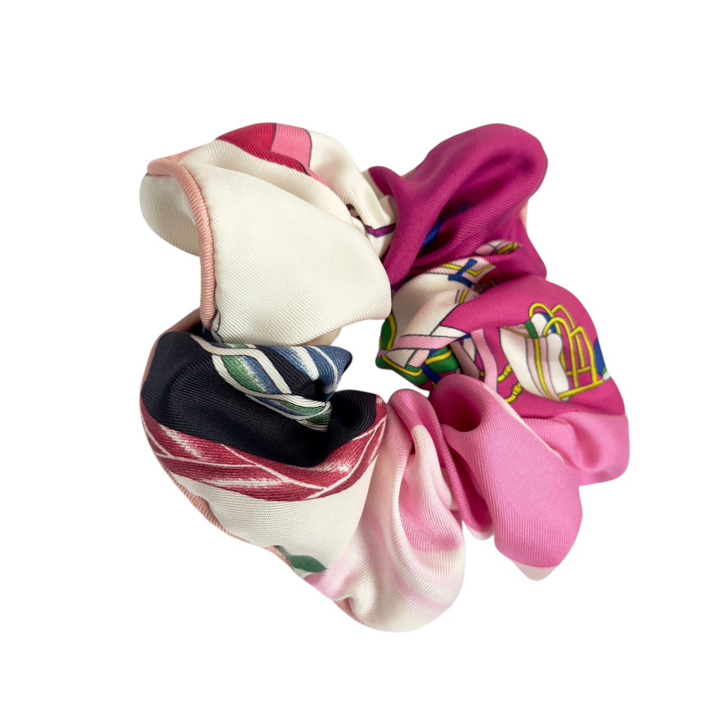 HERMES 絲質 彈性 髮圈