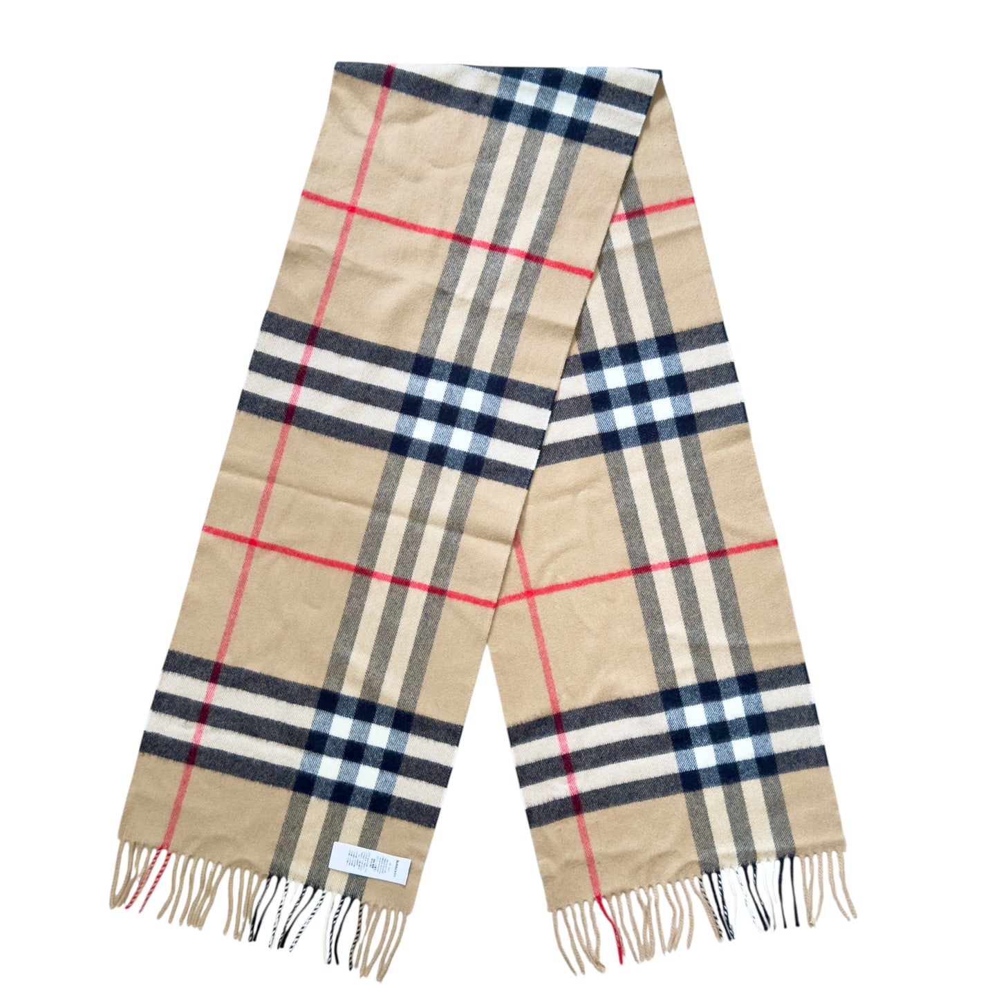 BURBERRY 經典格紋 純羊絨 圍巾