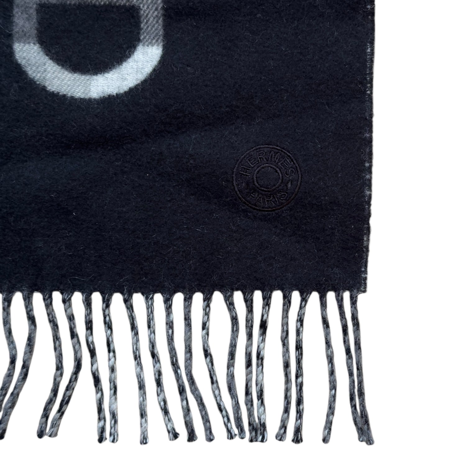 HERMES Tartan Maillons 豬鼻子🐽  雙面 純羊絨 圍巾