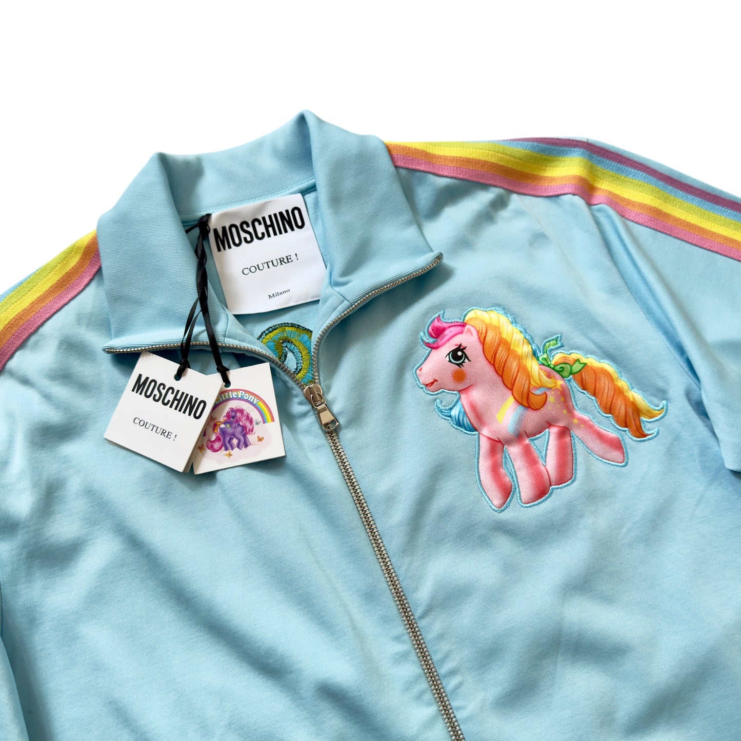 MOSCHINO 聯乘 MY LITTLE POLY 彩虹小馬 外套