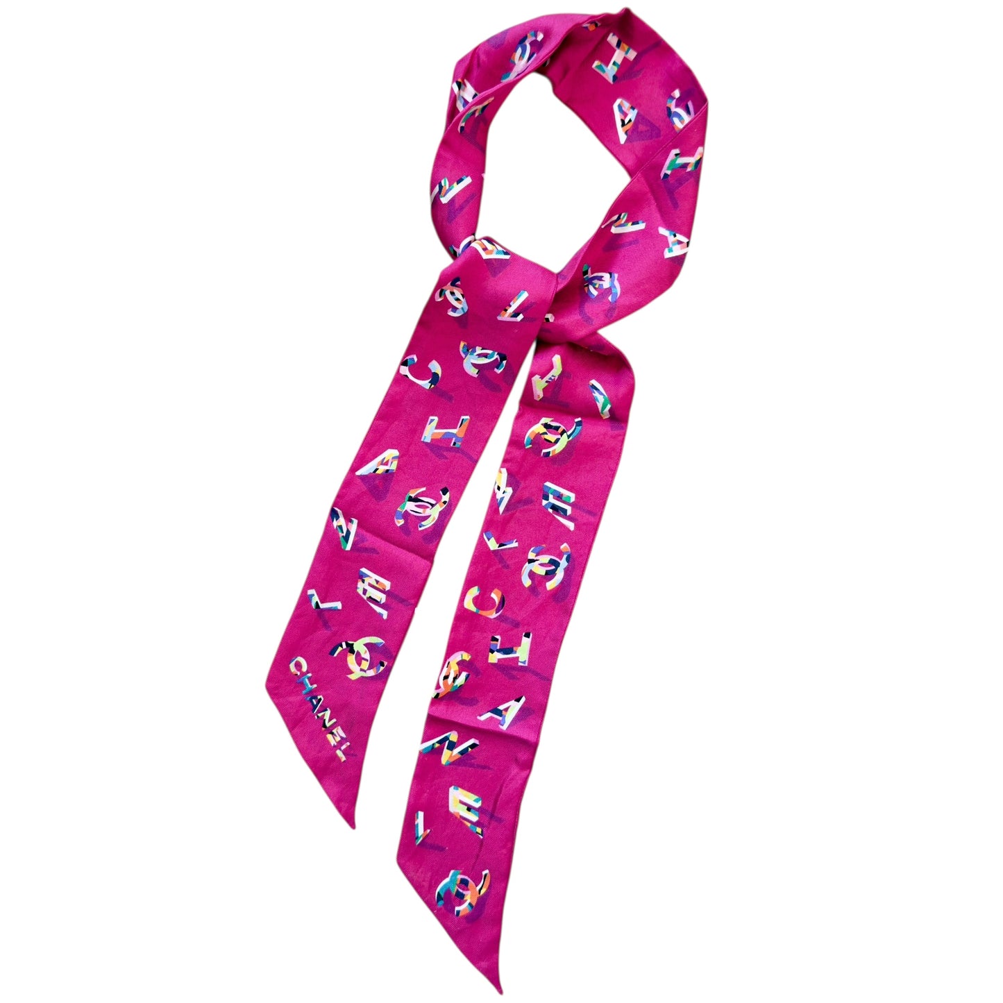 CHANEL CC Bandeau 絲巾