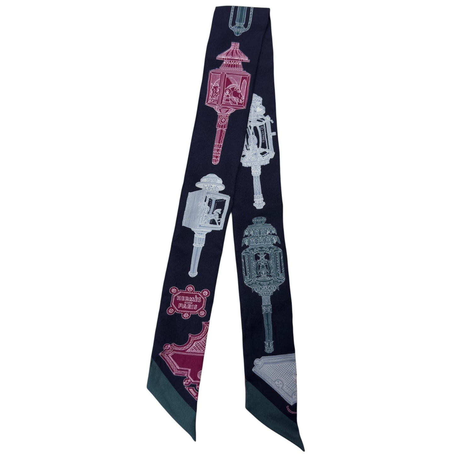 Hermes Merveilleuses Lanternes Twilly 幼絲巾