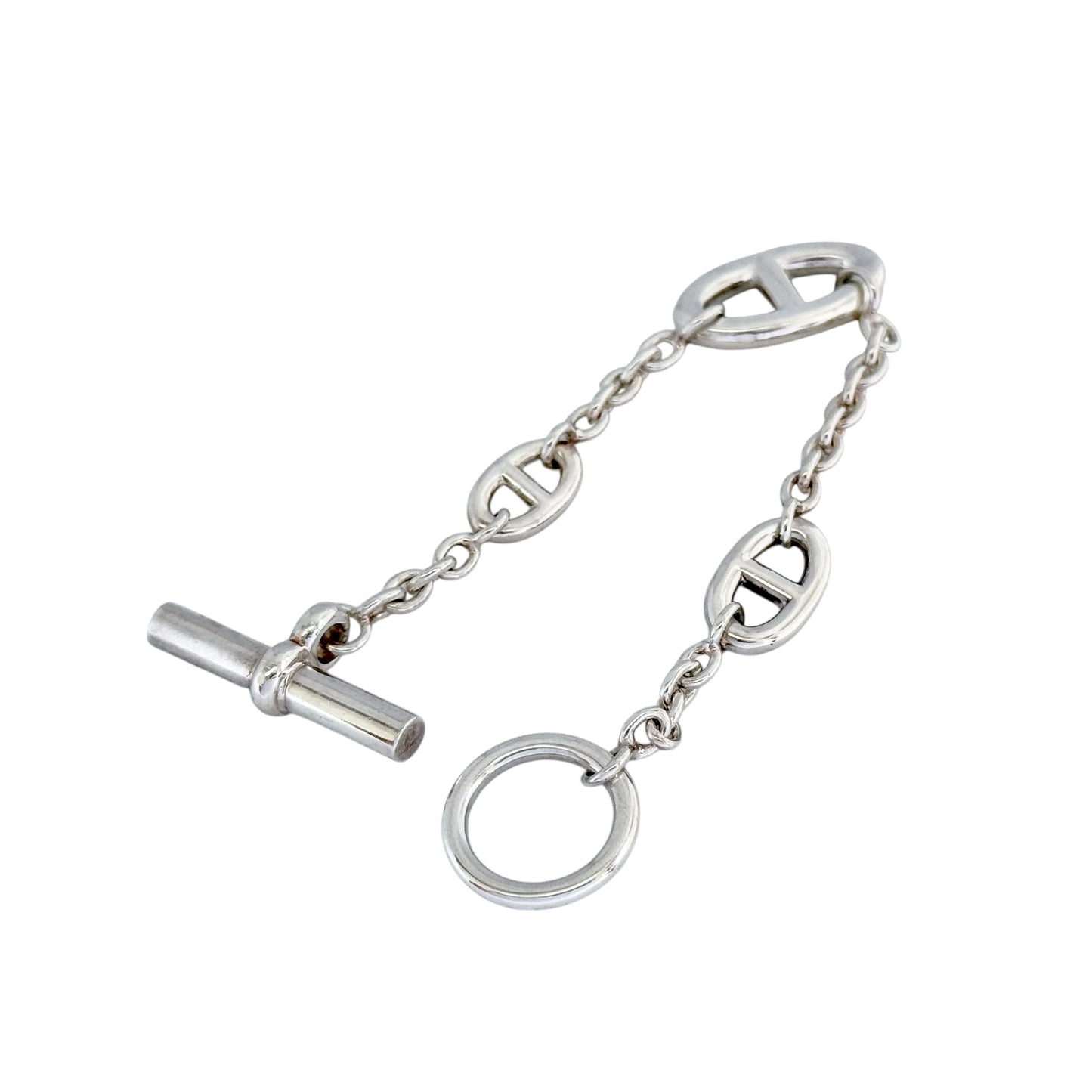 HERMES Farandole 豬鼻子🐽 純銀 手鏈