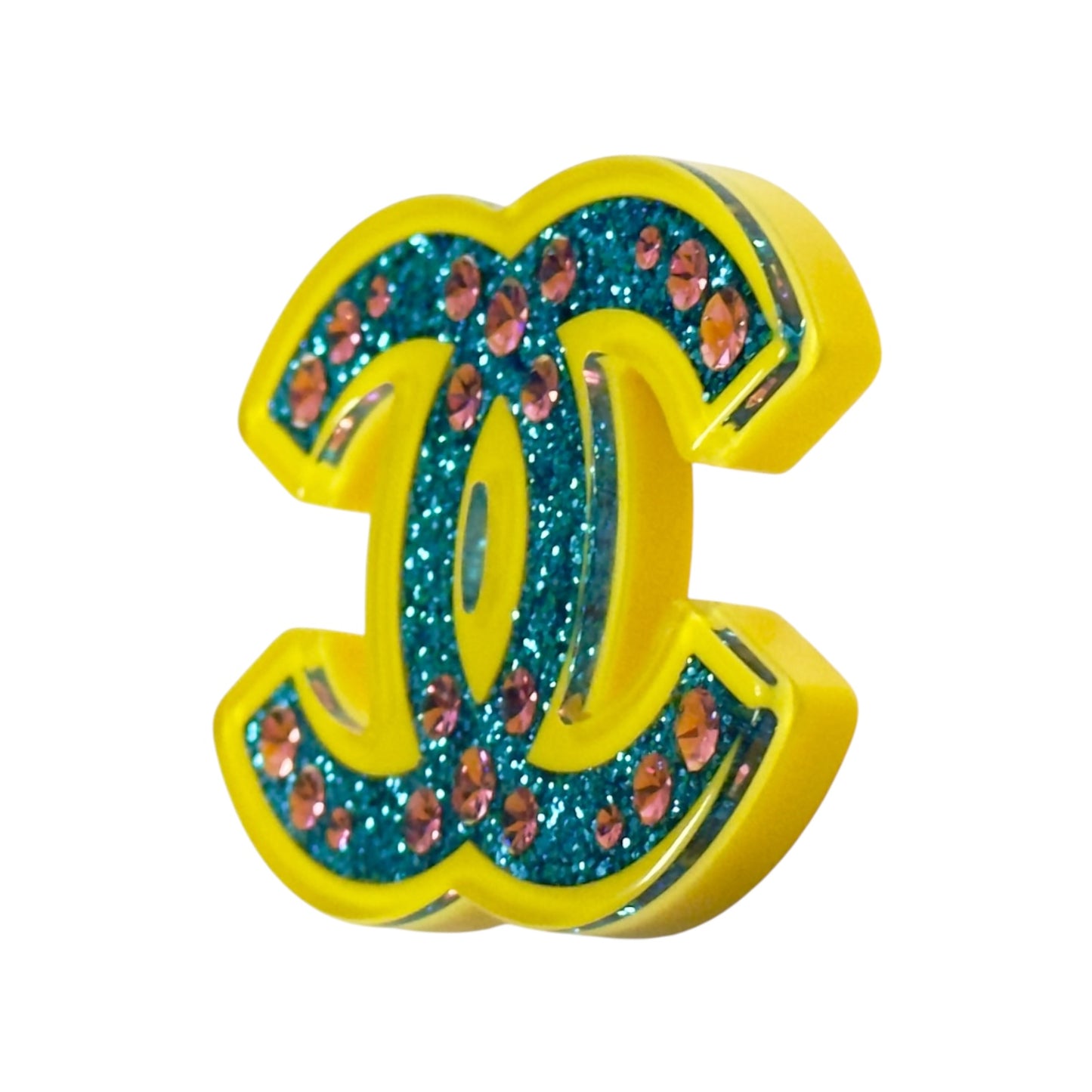 CHANEL CC 閃爍 胸針