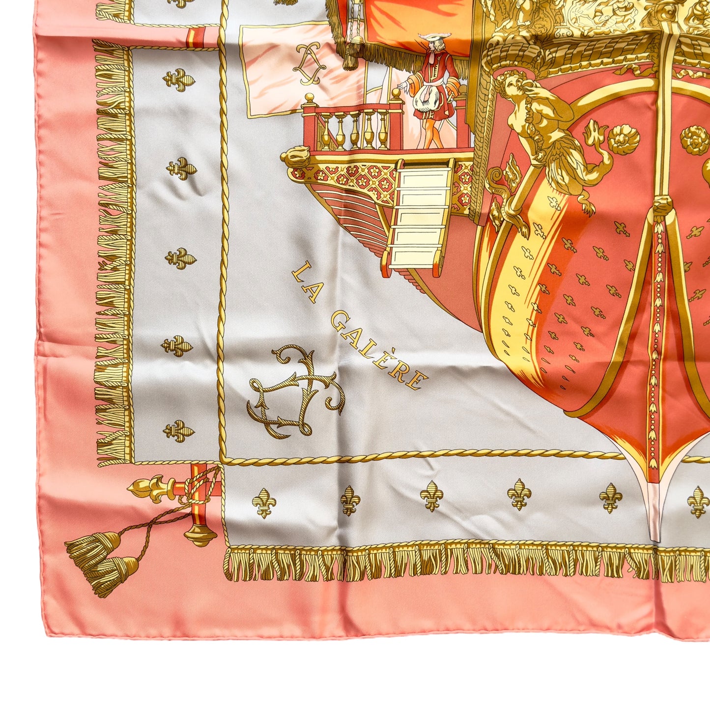 HERMES Vue Du Carrosse De La Galère La Réale 絲巾