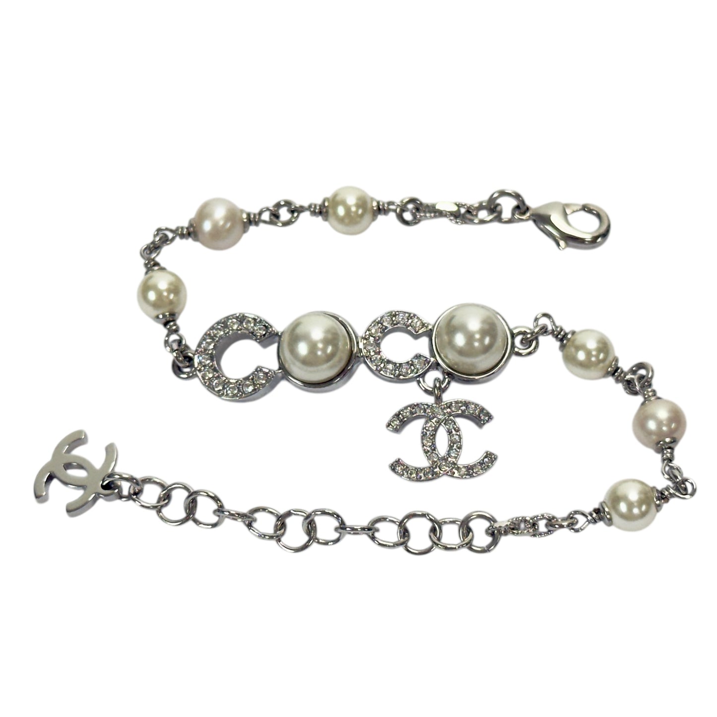 CHANEL 珠珠 水鑽 手鏈