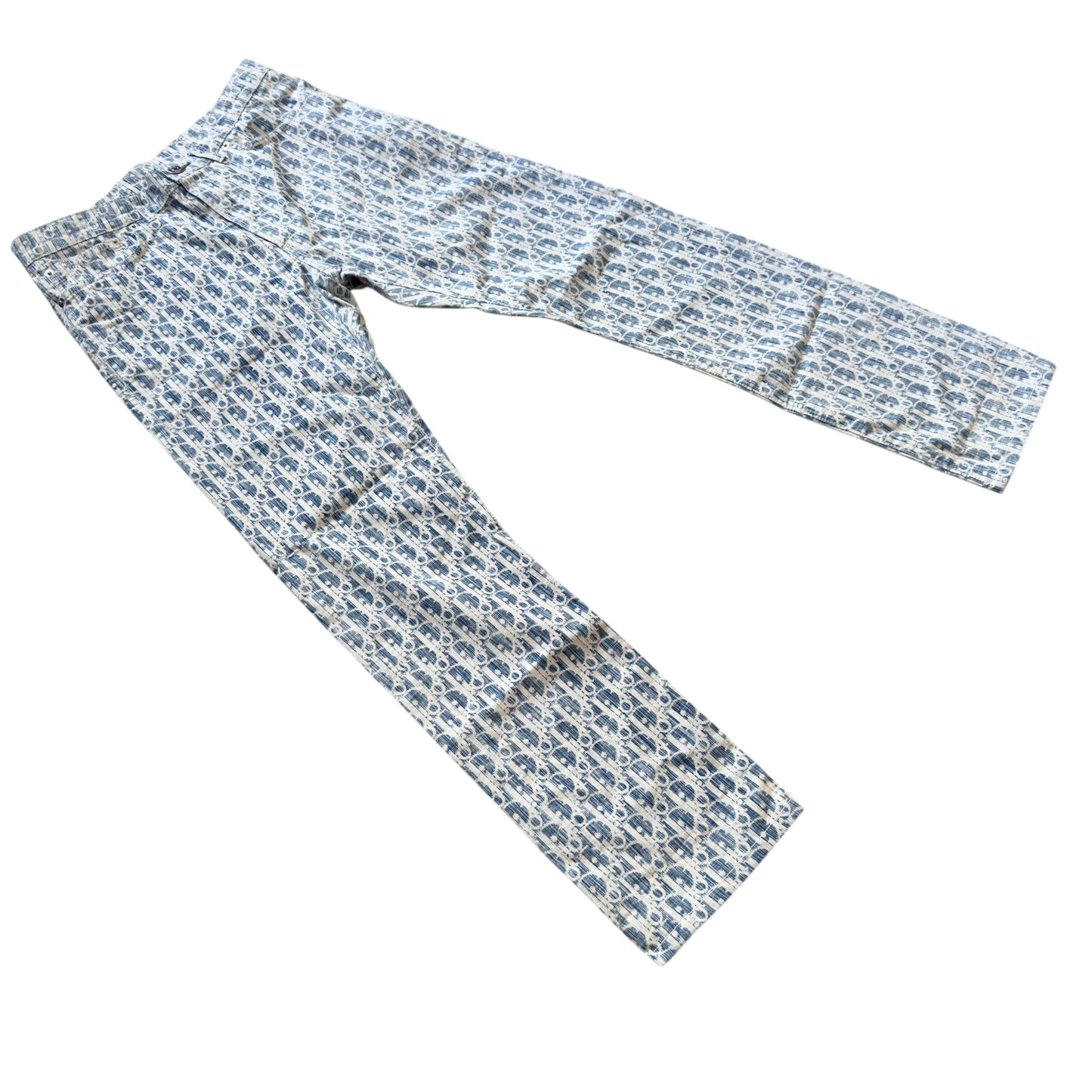 DIOR Oblique 老花 牛仔褲