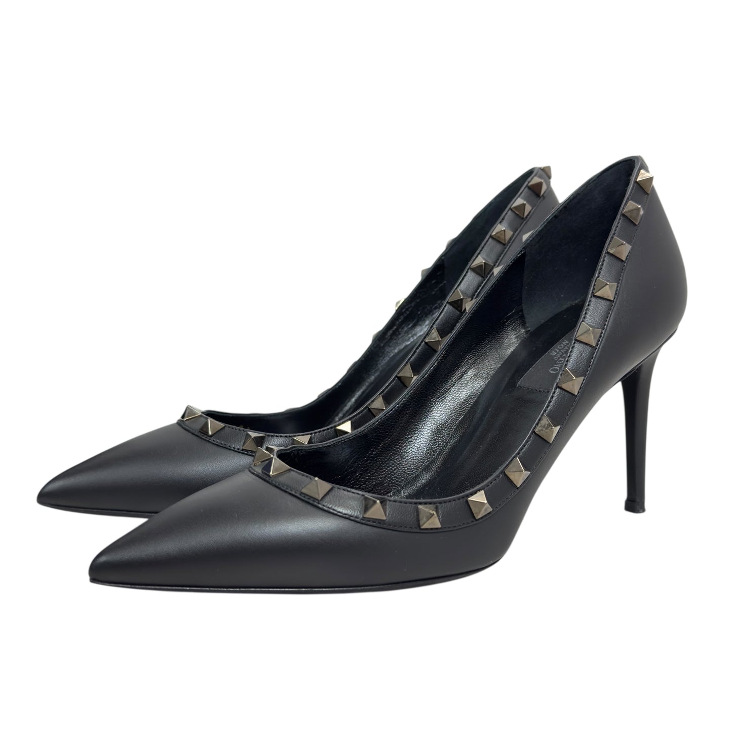 VALENTINO GARAVANI Noir Rockstud黑色 高跟鞋 85mm