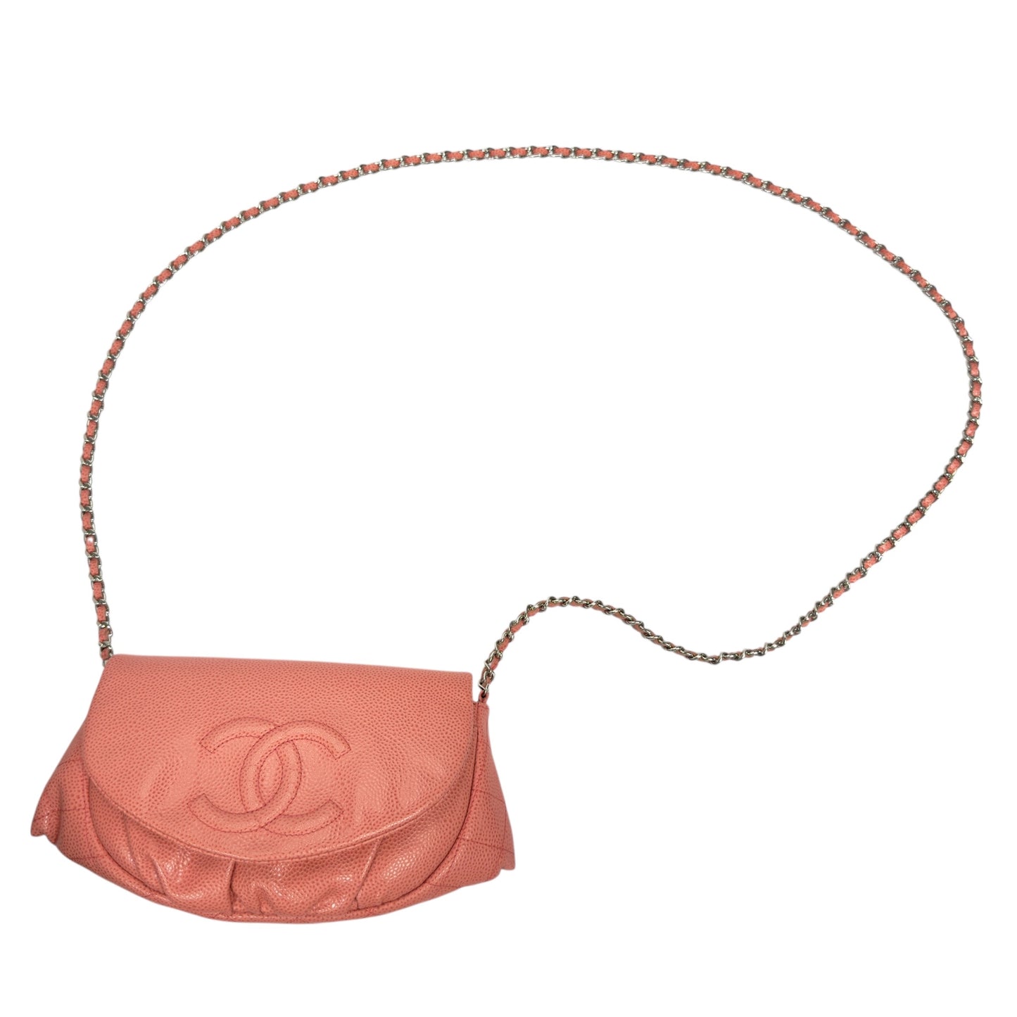 CHANEL CC 荔枝皮 多用途鏈條包