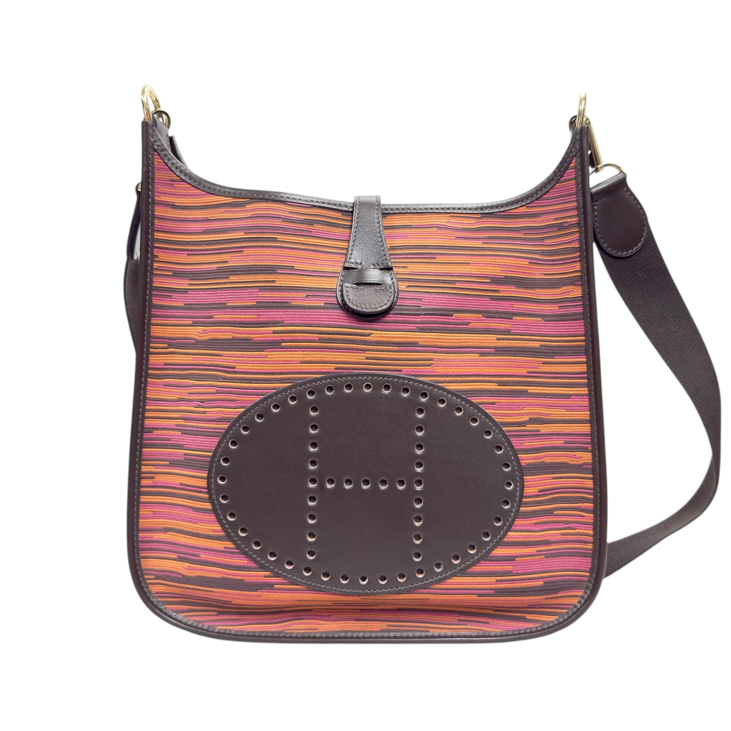 HERMES Evelyne 29 *極罕* 羊切皮 斜揹袋 框H刻