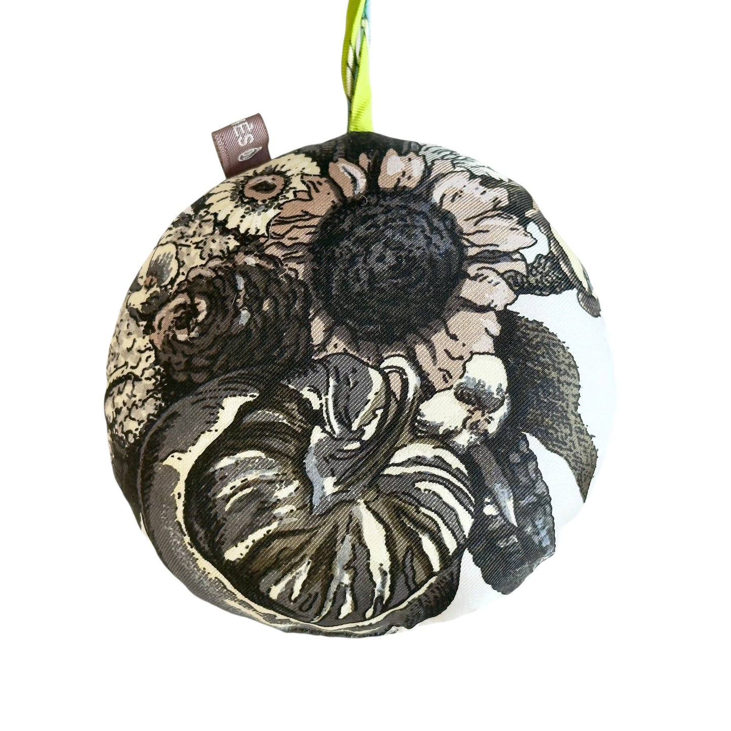 HERMES petit H 絲質 掛飾