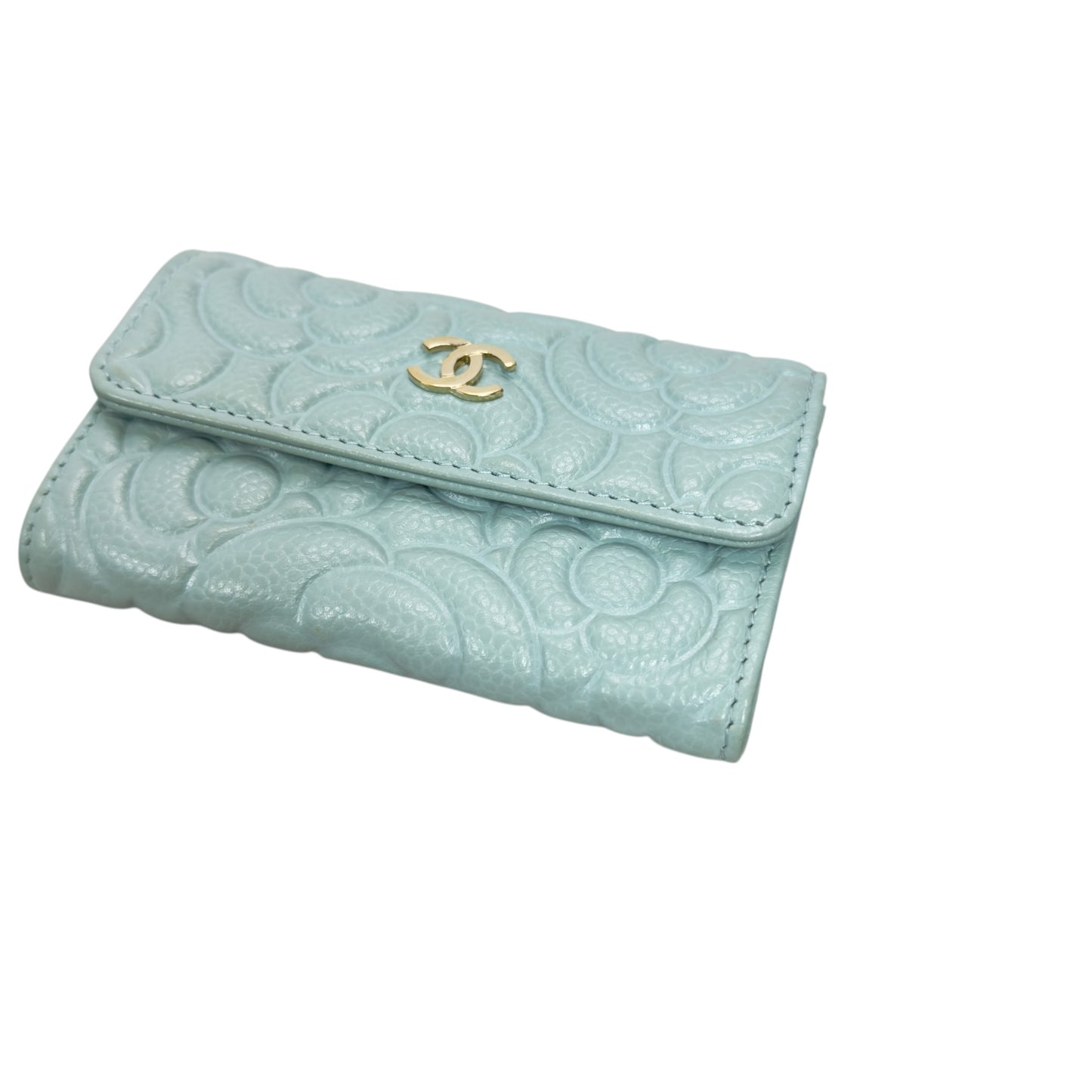 CHANEL CC 山茶花荔枝皮 卡包