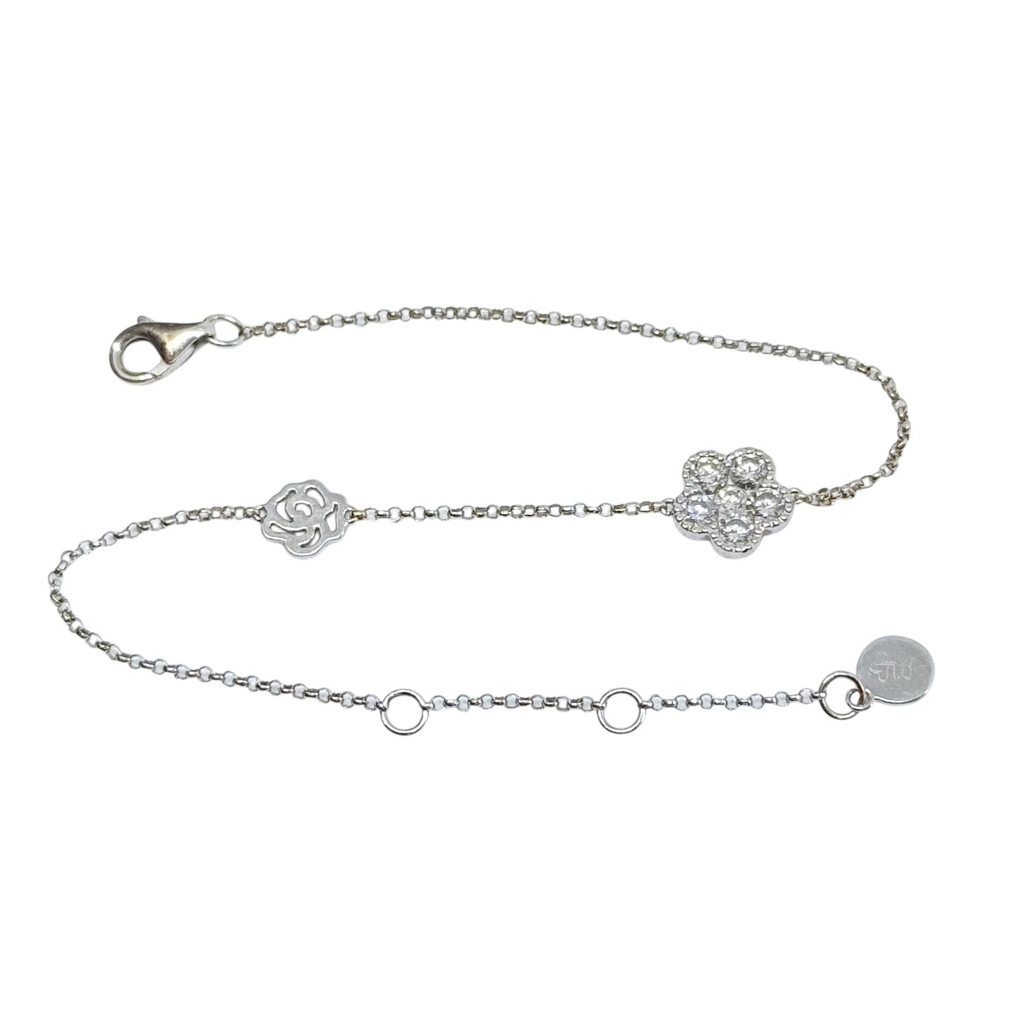 MABELLE 18K白金 46分鑽石💎 手鏈